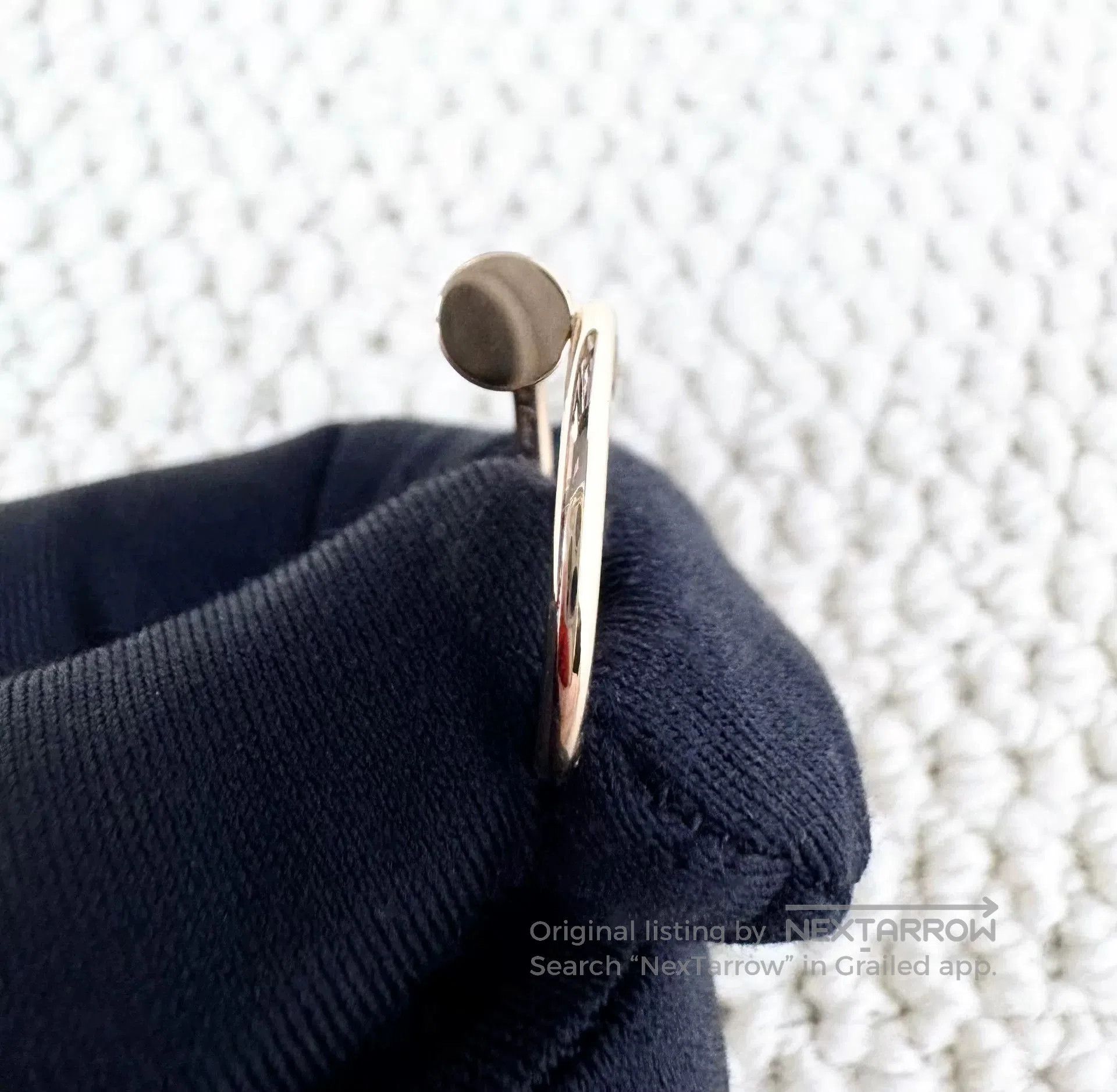 Cartier Cartier Rose Gold Diamond Nail Ring. Size ONE SIZE - 4 Thumbnail
