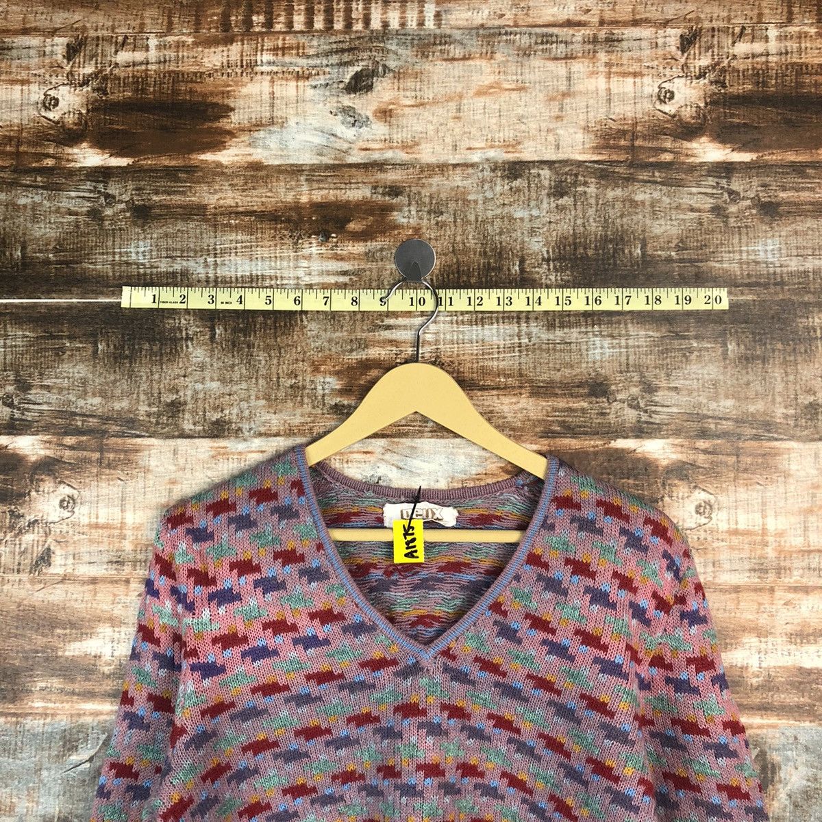 Homespun Knitwear Deux faded Pink Knitwear sweatshirt #A1875 Size S / US 4 / IT 40 - 4 Thumbnail