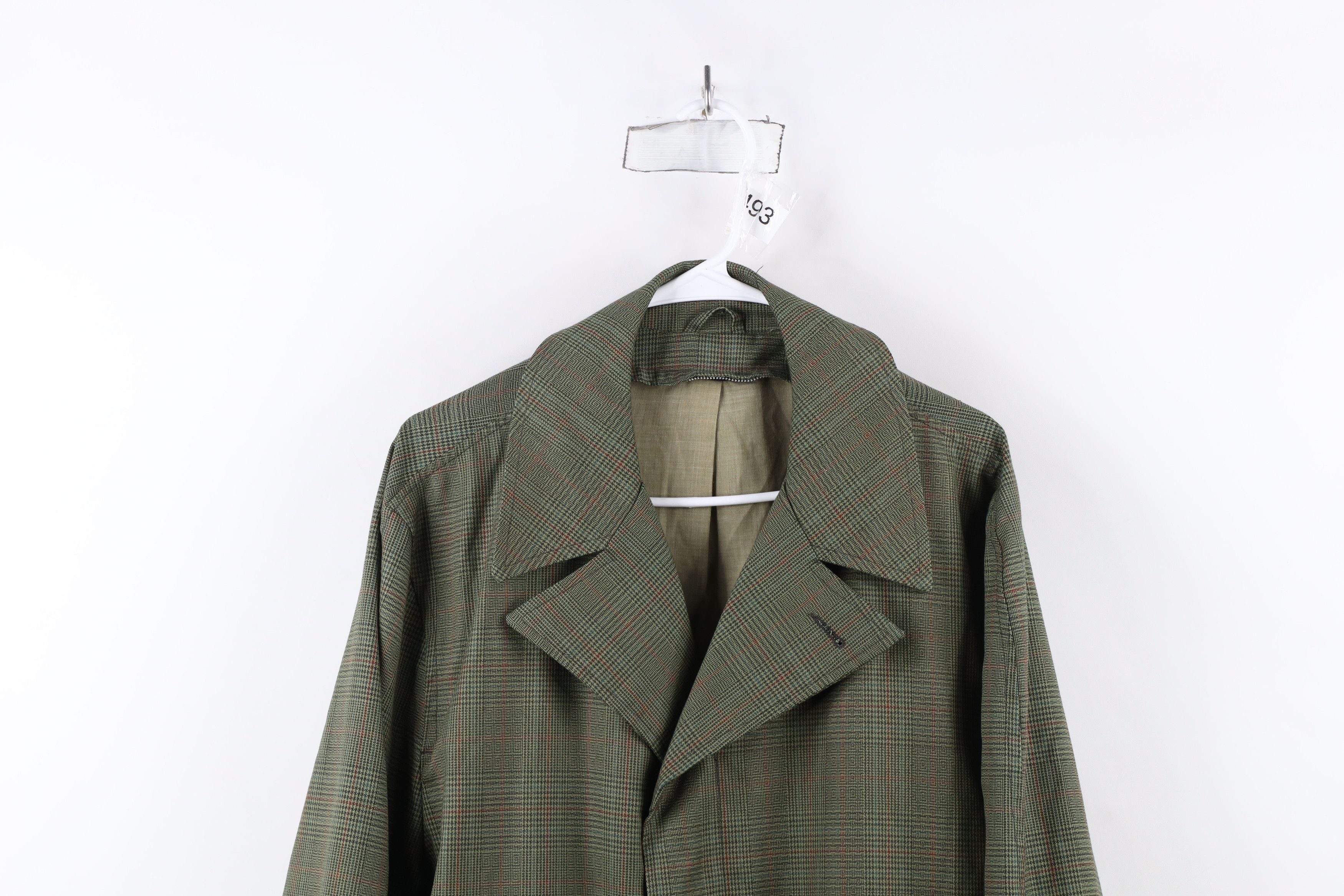 Vintage Vintage 60s 70s Streetwear Button Trench Coat Jacket USA Size US XXL / EU 58 / 5 - 2 Thumbnail