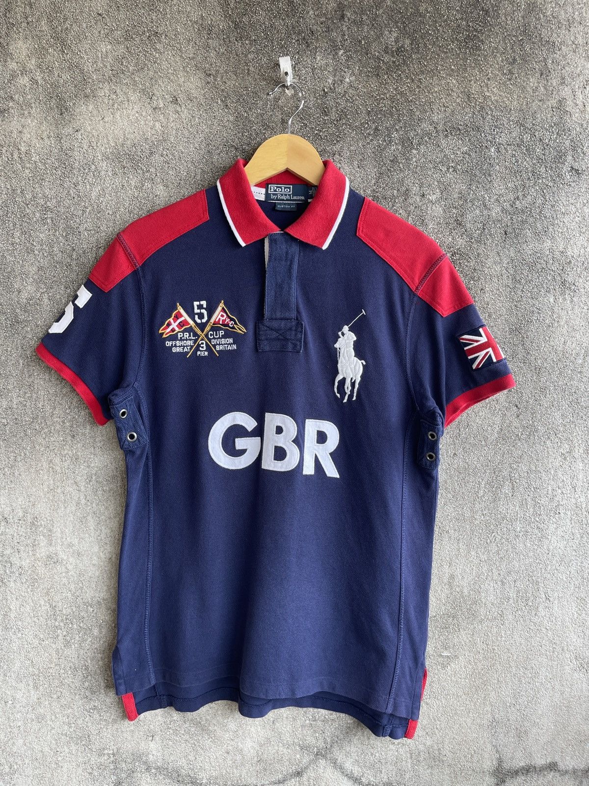 Polo Ralph Lauren Vintage’y2k🔥POLO RALPH LAUREN🔥GREAT BRITAIN 5 Polo Shirt Size US M / EU 48-50 / 2 - 1 Thumbnail