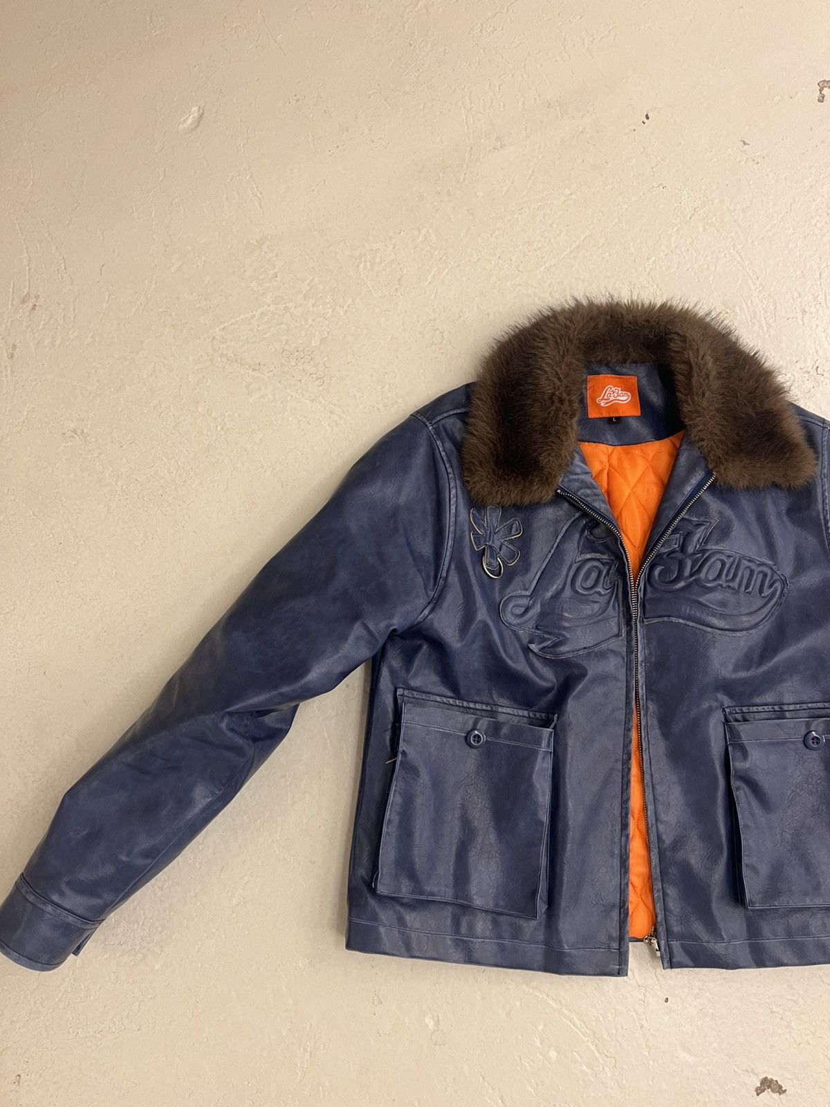 La Fam Amsterdam LA FAM BLUE DISTRESSED JACKET Size US L / EU 52-54 / 3 - 8 Thumbnail