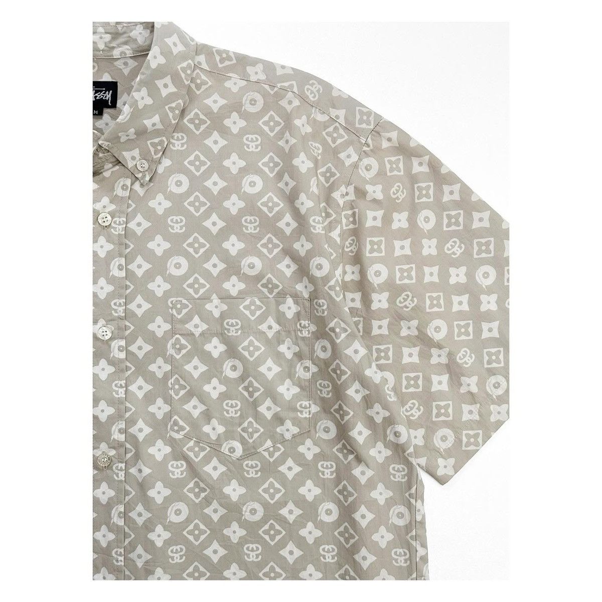 Louis Vuitton × Stussy Rare Stussy LV Parody Shirt Size US M / EU 48-50 / 2 - 4 Thumbnail