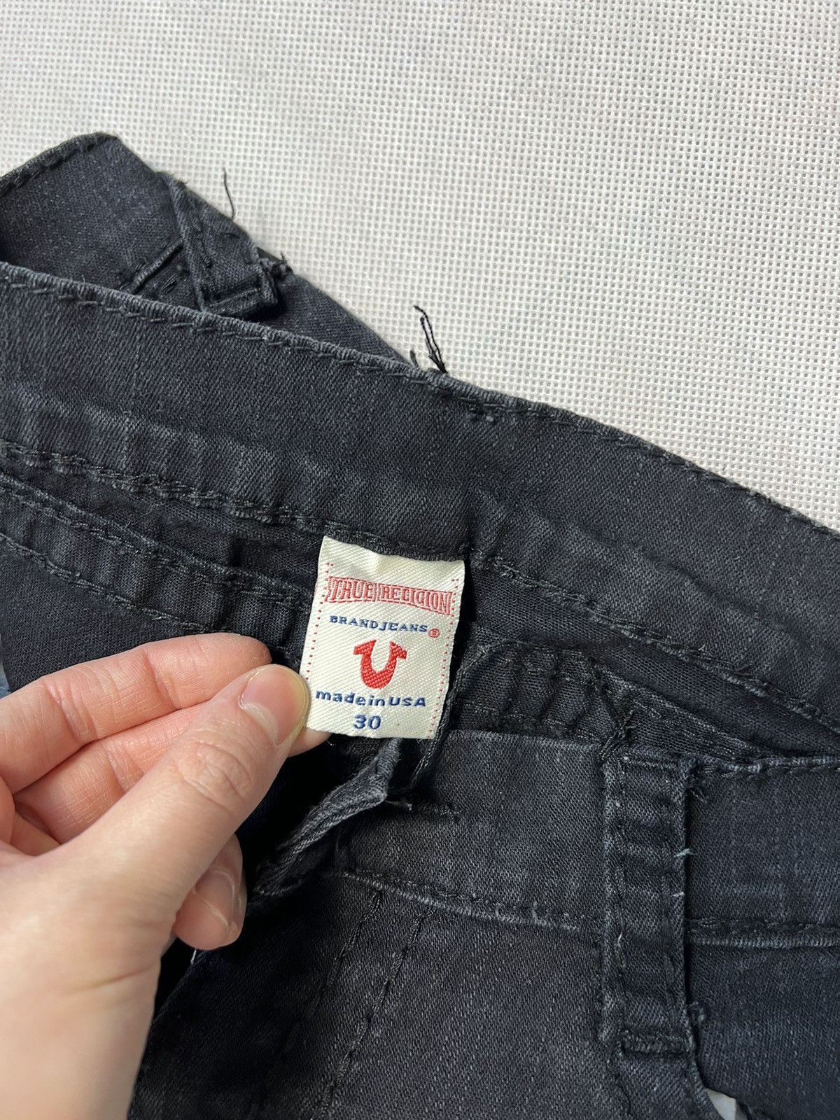 True Religion × Vintage Pants True Religion Black Vintage Y2K Size 30" / US 8 / IT 44 - 4 Thumbnail