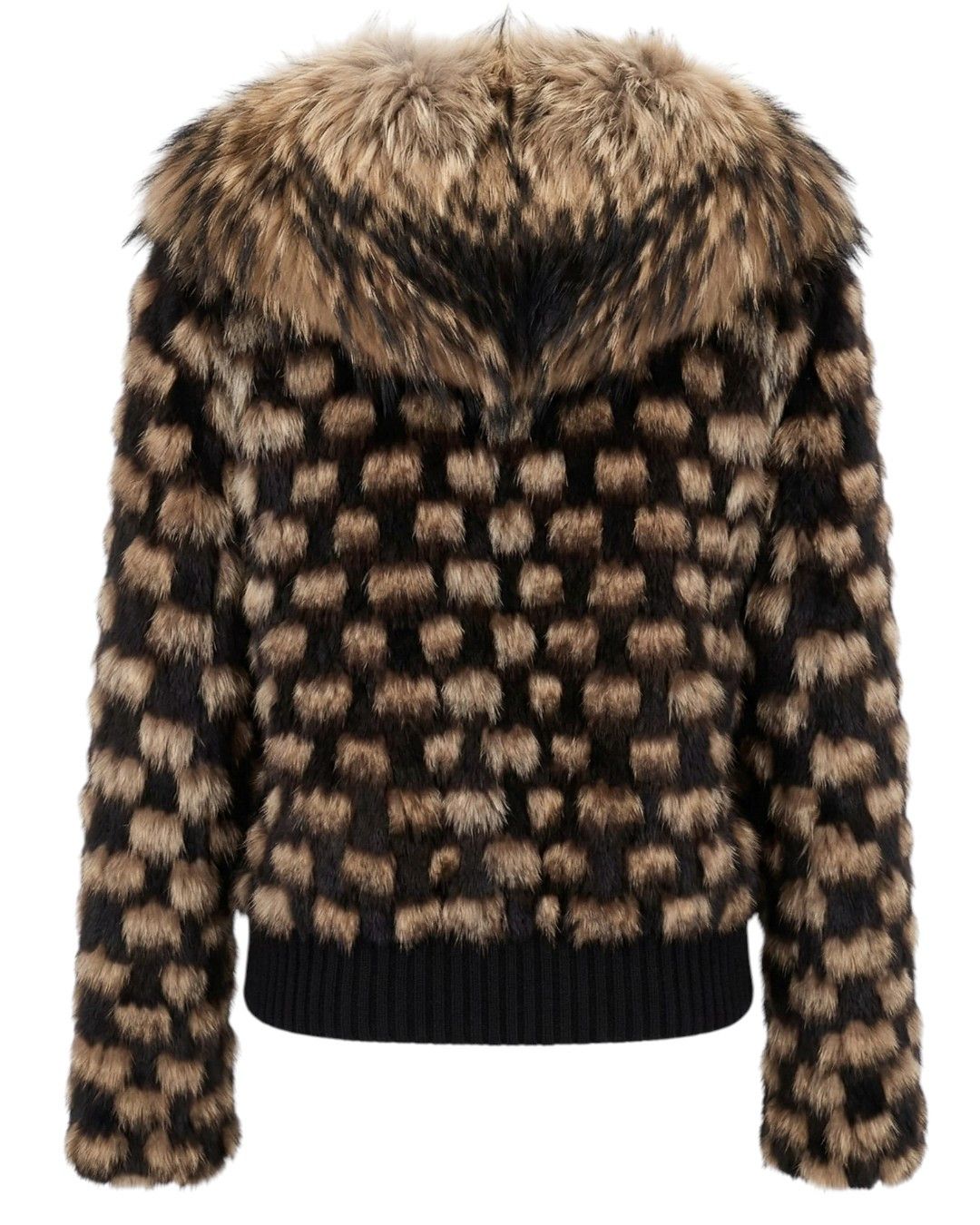 Gucci F/W 2008 RACCOON FUR LEATHER BOMBER JACKET Size XS / US 0-2 / IT 36-38 - 2 Thumbnail