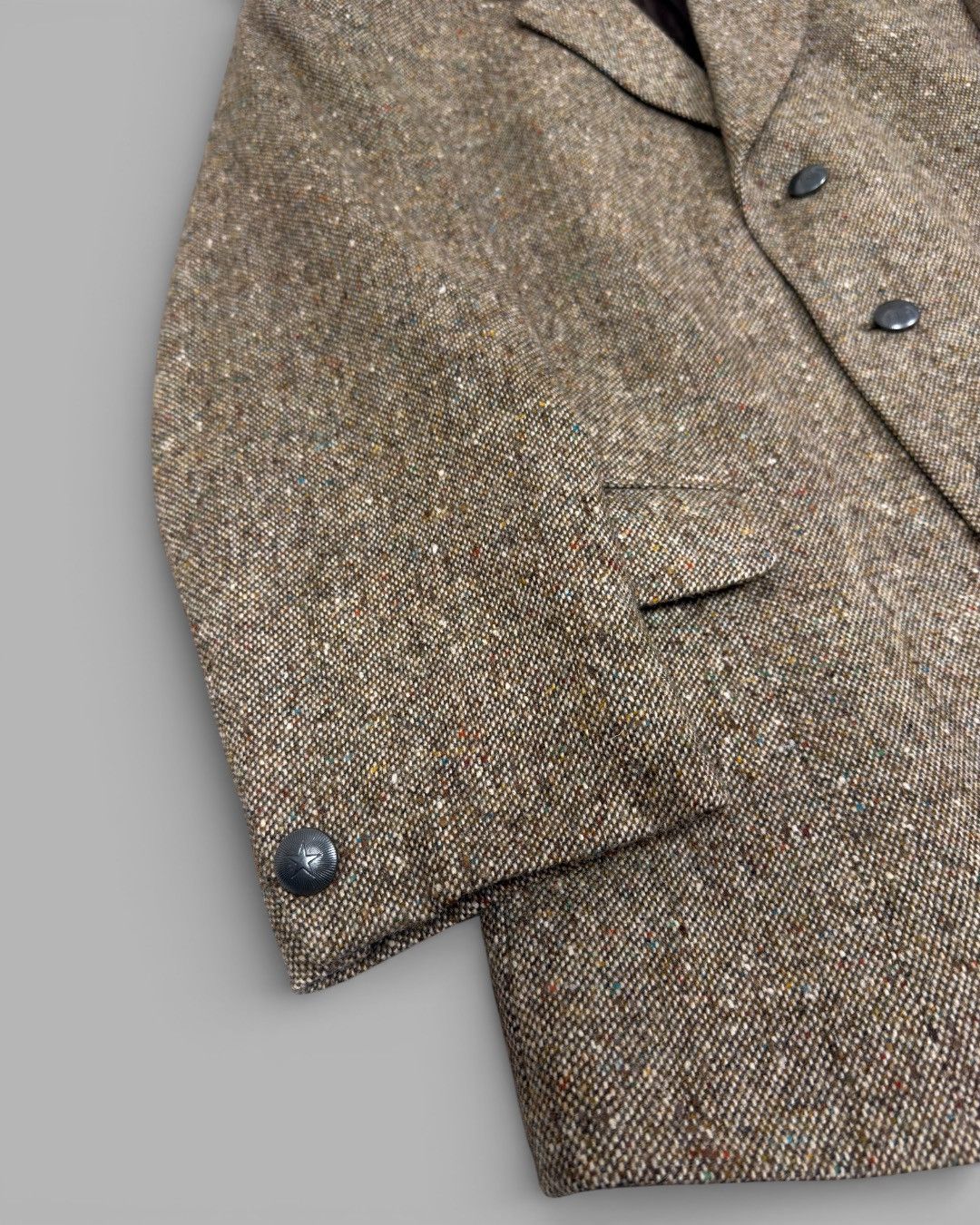 Thierry Mugler Rare 80’s THIERRY MUGLER Tweed Wool Blazer Jacket Size 50R - 9 Thumbnail