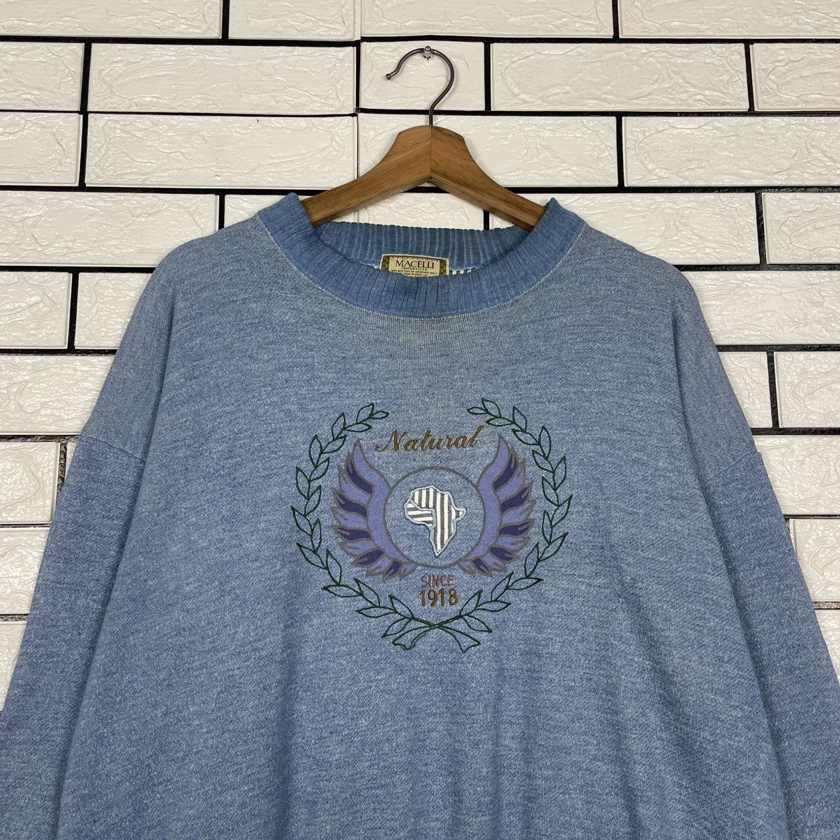 Japanese Brand Japanese Brand Macelli Crewneck Sweatshirt Size US M / EU 48-50 / 2 - 2 Thumbnail