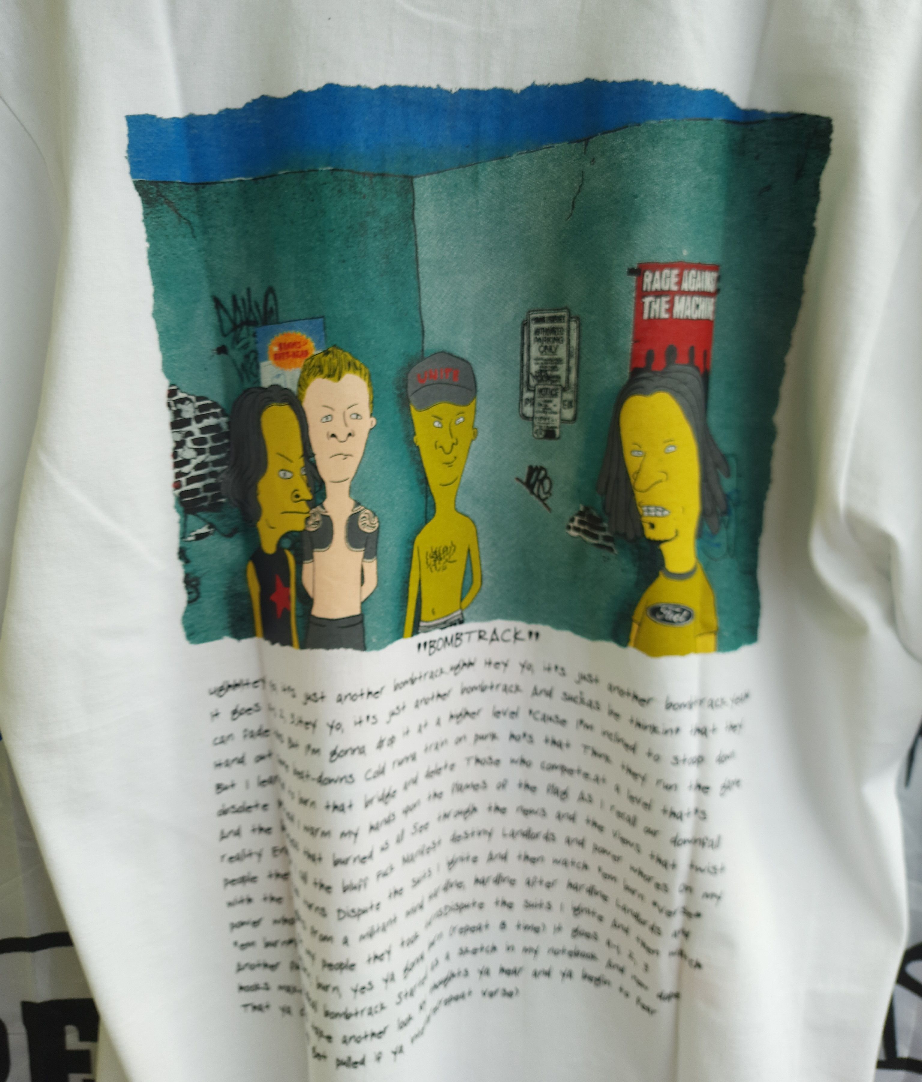 Band Tees Rage Against The Machine Beavis & Butthead Band T-Shirt Size US XL / EU 56 / 4 - 4 Thumbnail