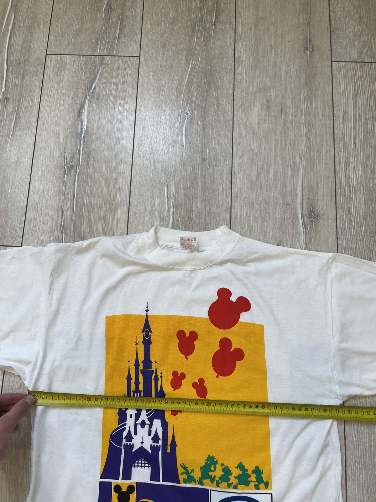 Disney × Vintage Vintage 90s Esso Disney Eurodisney resort graphic t-shirt Size US M / EU 48-50 / 2 - 5 Thumbnail
