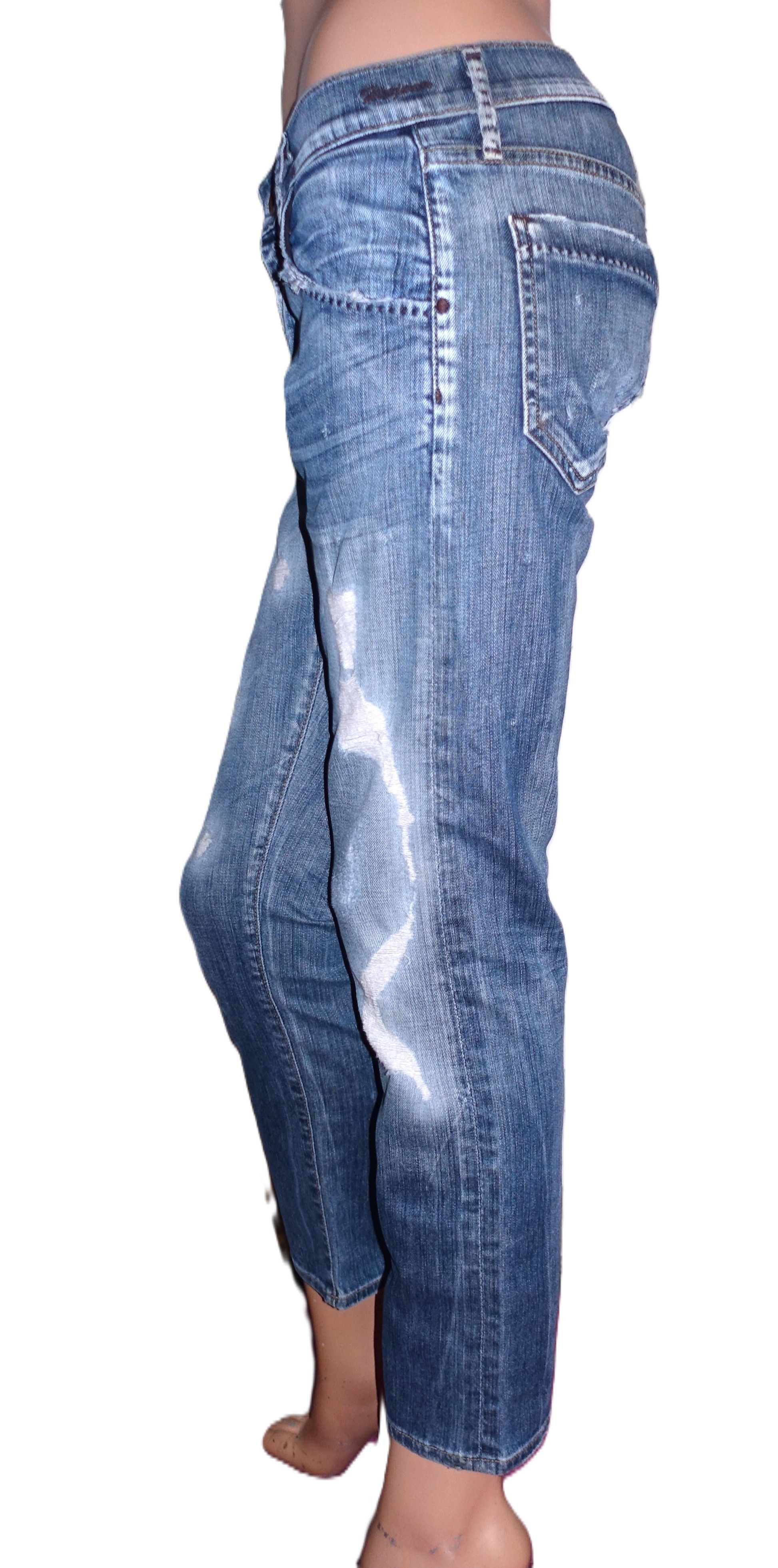 GOLDSIGN Goldsign Women's Denim Jeans W24 Size 24" / US 00 / IT 34 - 4 Thumbnail