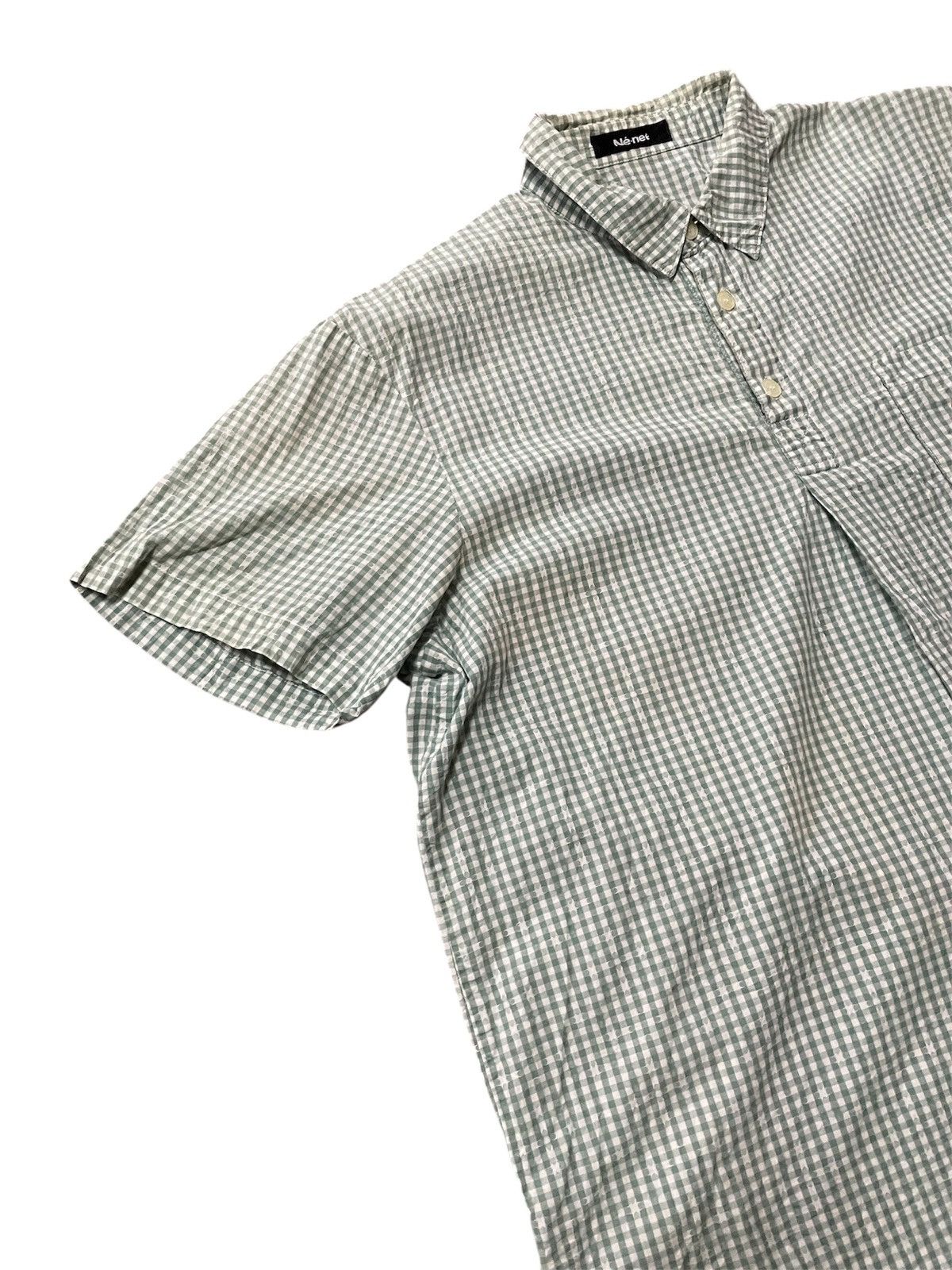 Ne-Net Ne-net Issey Miyake Button Up Single Pocket Shirt Size M / US 6-8 / IT 42-44 - 3 Thumbnail
