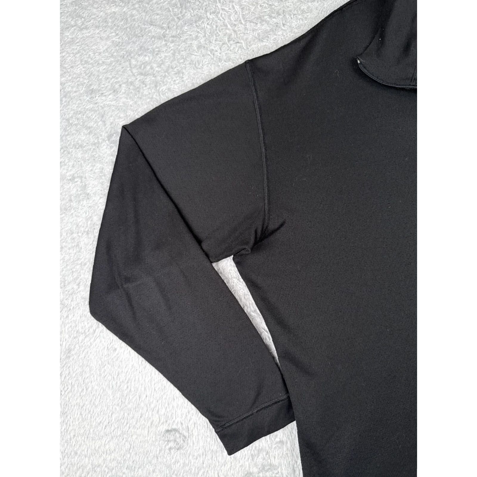 Patagonia Patagonia Shirt Men XL Black Capilene 1/4 Zip Polyester Long Sleeve Size US XL / EU 56 / 4 - 3 Thumbnail