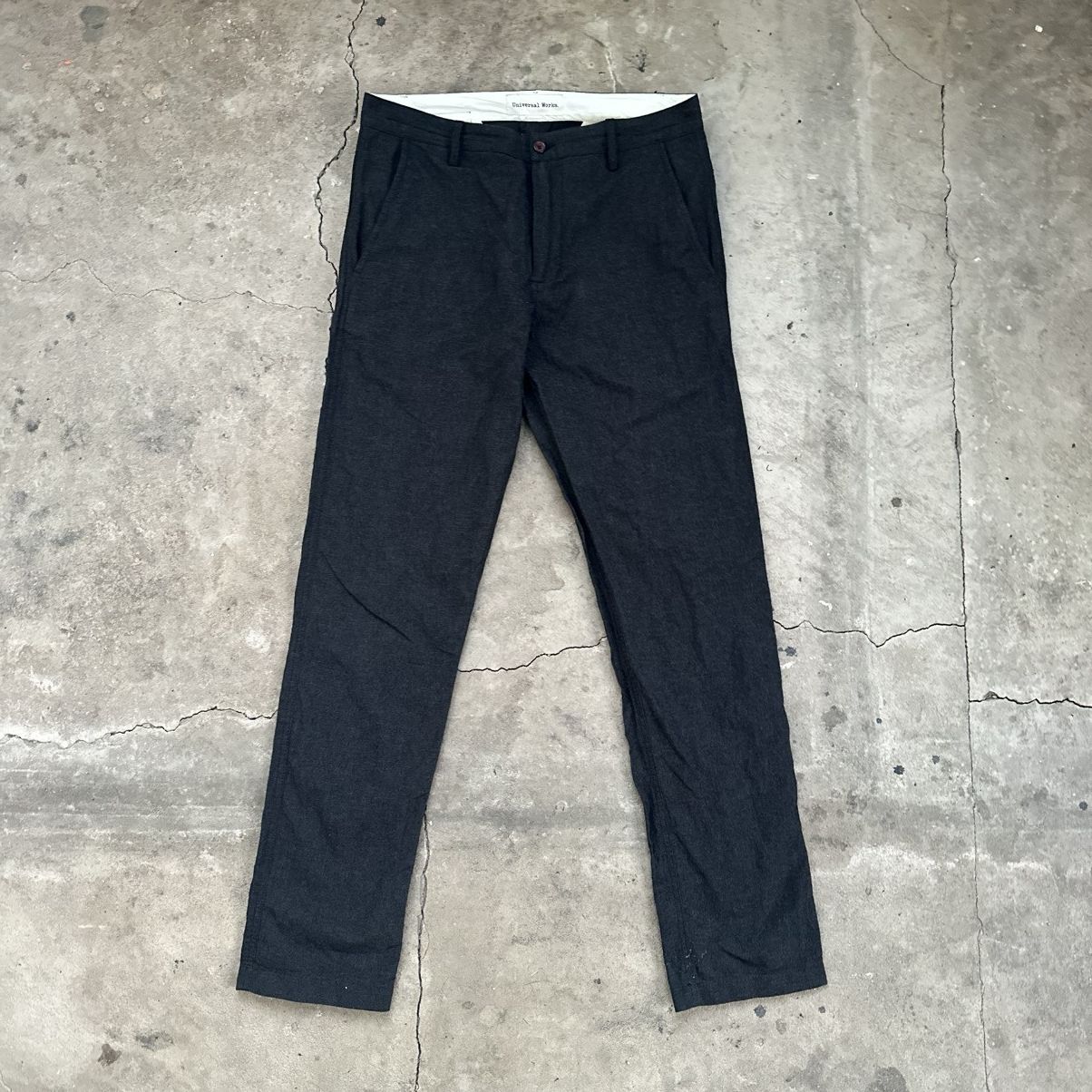 Universal Works blue pants streetwear
