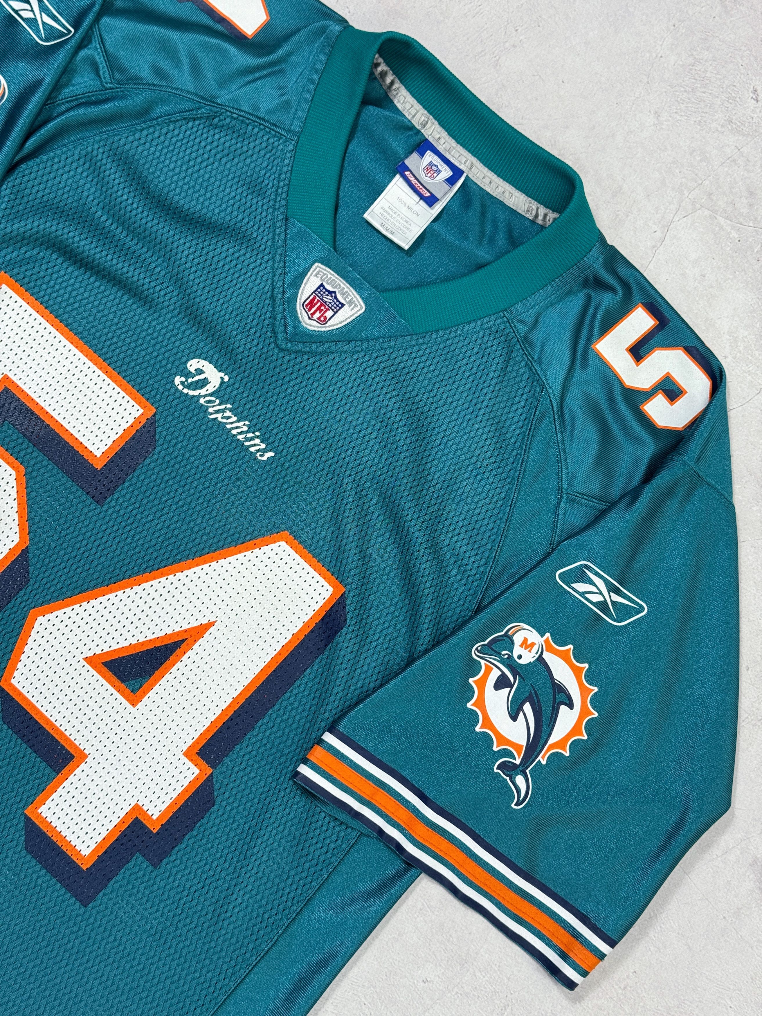 NFL Vintage Miami Dolphins NFL Jersey #54 THOMAS by Reebok Size US M / EU 48-50 / 2 - 12 Thumbnail