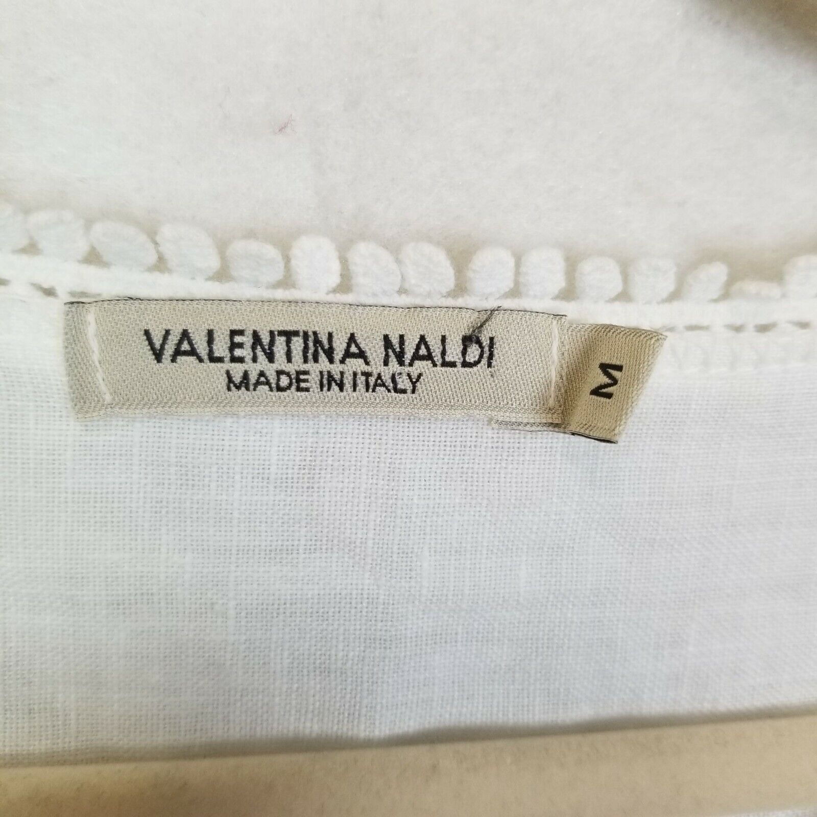 Anne & Valentin Valentina Naldi Tank Top Women M White Minimalist Coastal Size M / US 6-8 / IT 42-44 - 5 Thumbnail