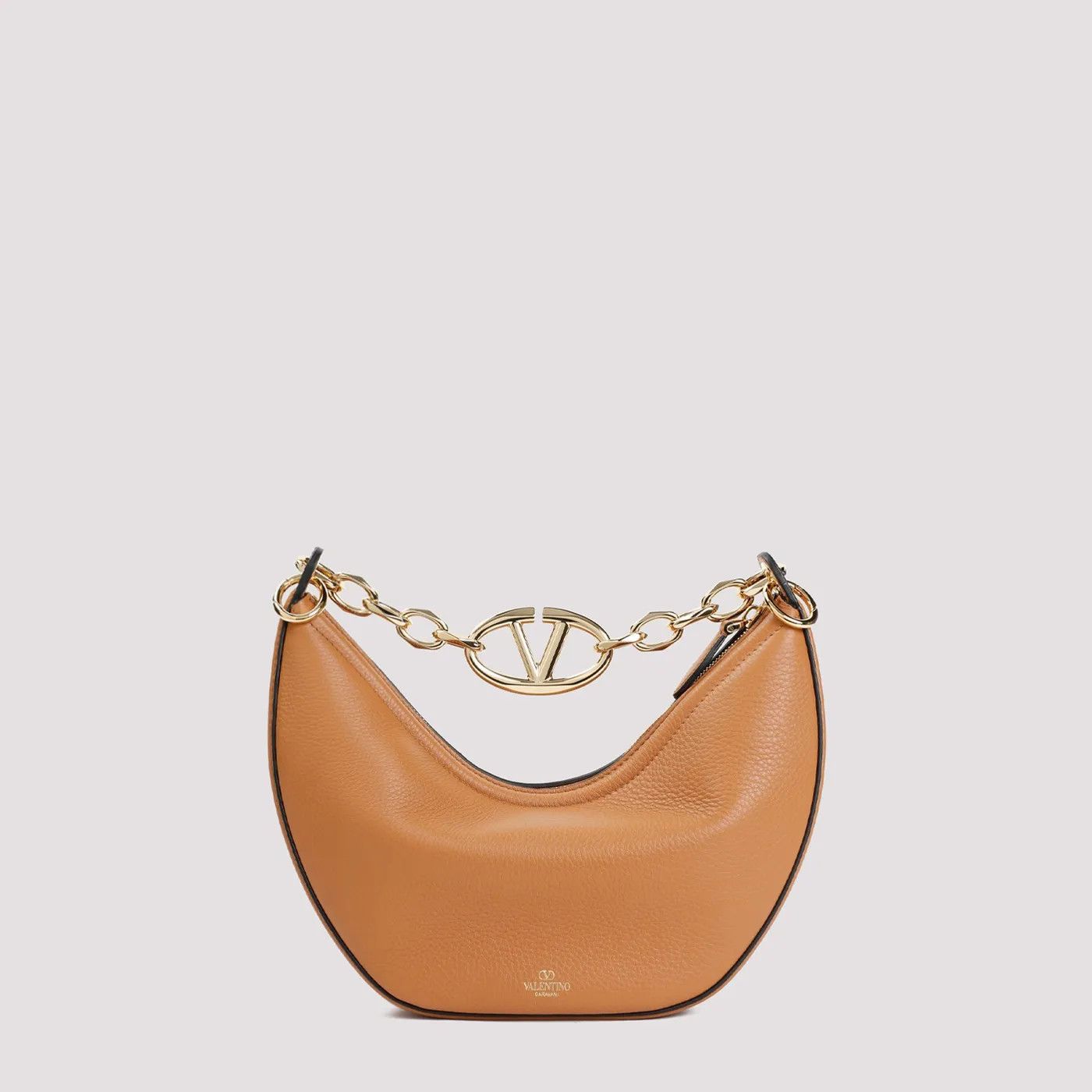 Valentino o1s22i1n0924 Size: OS / Small Vlogo Moon Hobo Bag in Brown Size ONE SIZE - 2 Thumbnail