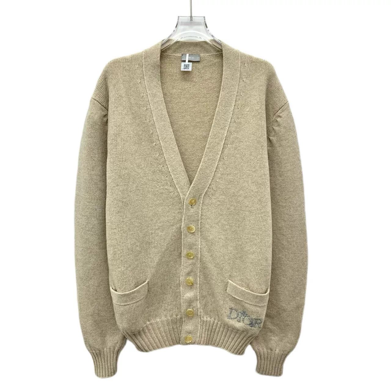 Dior Dior Oatmeal Logo Wool Knit Cardigan Size US M / EU 48-50 / 2 - 1 Thumbnail