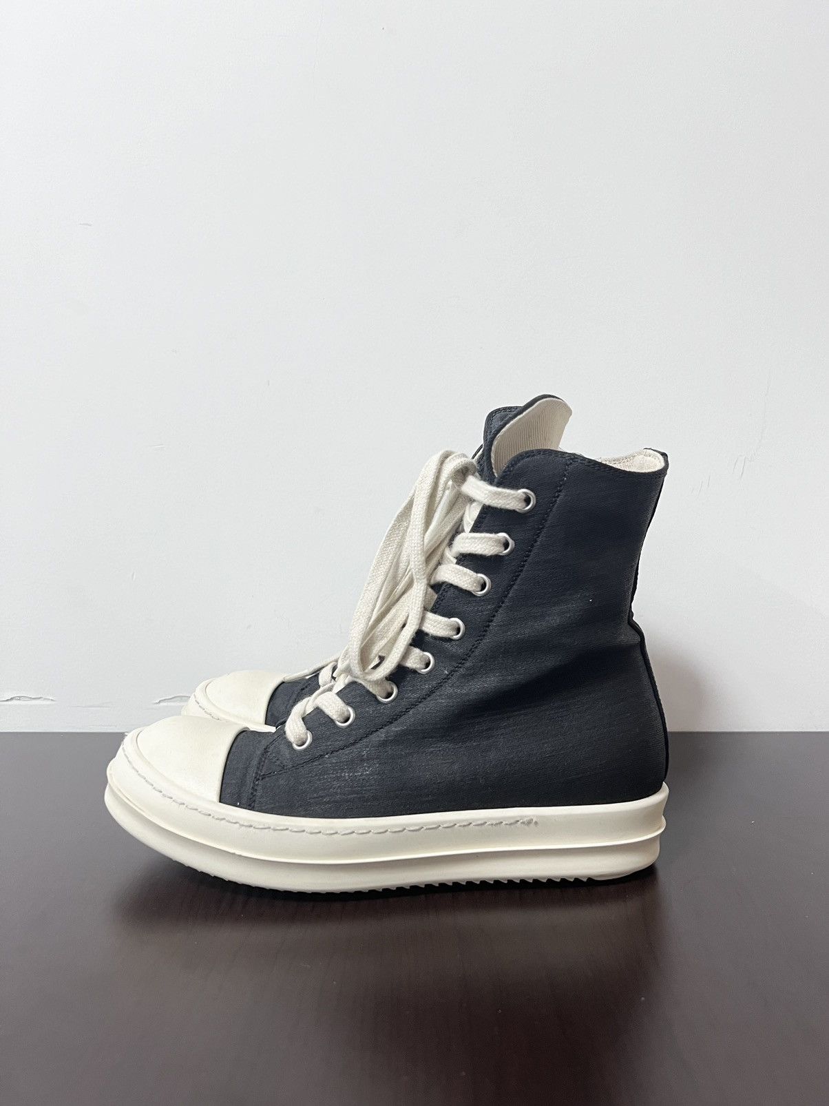 Rick Owens Drkshdw Rick owens ramones high top sneakers sz35 Size US 5 / IT 35 - 2 Thumbnail