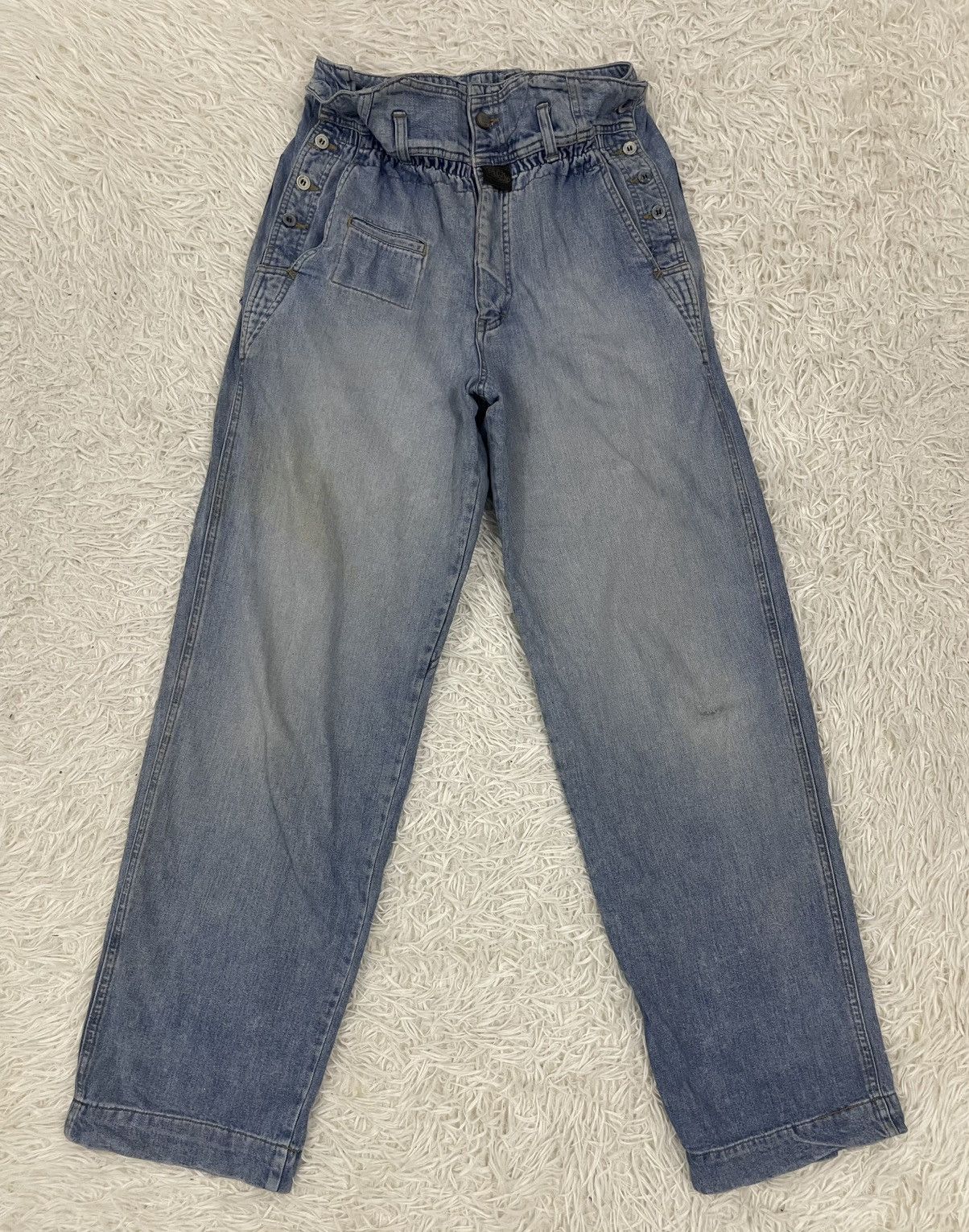 Marithe + Francois Girbaud High Waist Side Buttons Marithe Francois Girbaud Jeans Pant Size US 29 - 1 Thumbnail