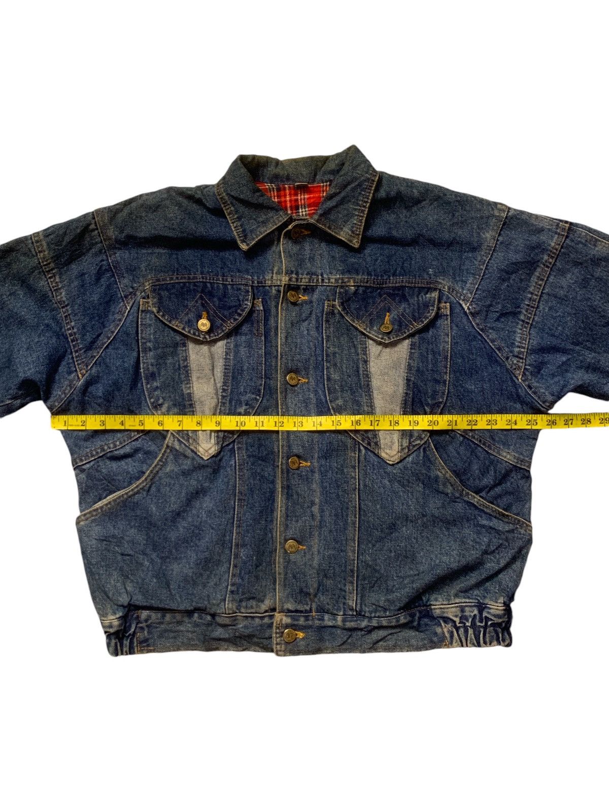 Japanese Brand × Vintage Rare Design Vintage Trenblmay Denim Jackets Size L / US 10 / IT 46 - 9 Thumbnail