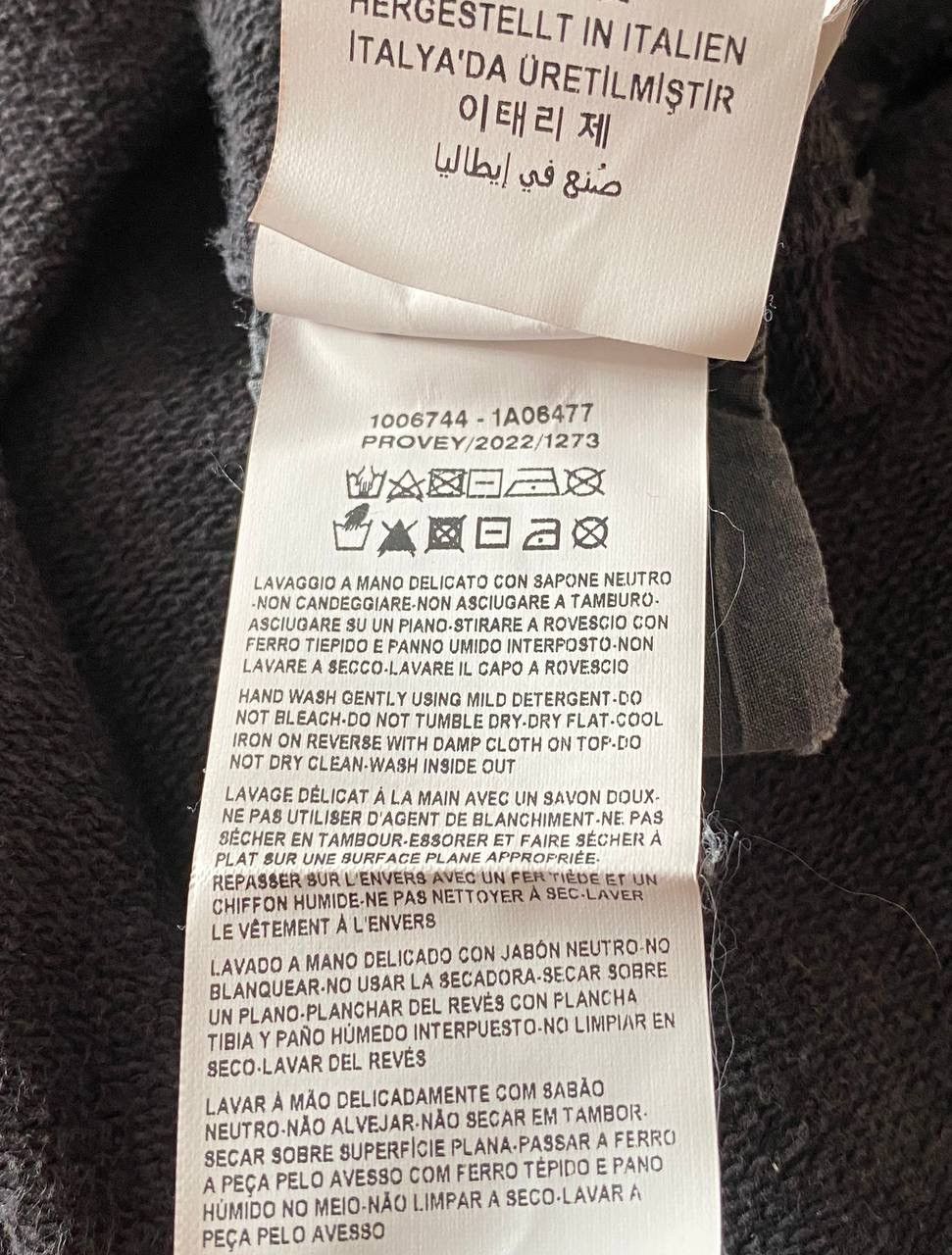 Versace Gianni Versace Hoodie Big Logo Size 10 years (140 cm) Black Size XXS / US 00 / IT 34 - 13 Thumbnail