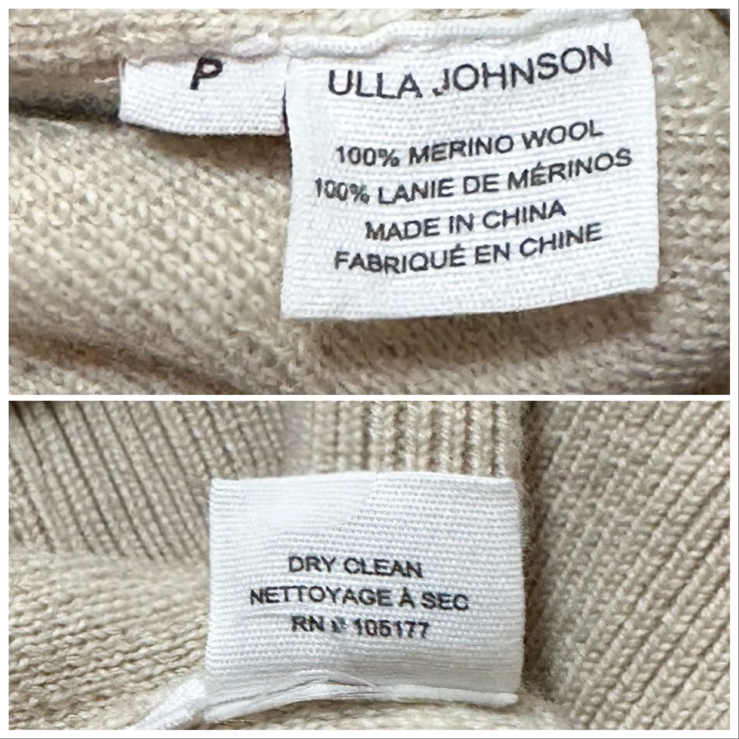 Ulla Johnson Ulla Johnson Massey Pullover Zebra Stripe Merino Wool Balloo Size XS / US 0-2 / IT 36-38 - 4 Thumbnail
