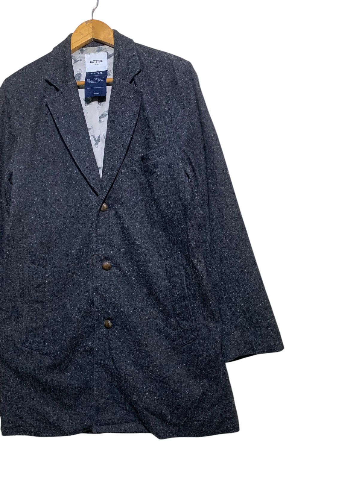 FACTOTUM × Sophnet. 🔥FACTOTUM DENIM JACKETS DARK BLUE Size US M / EU 48-50 / 2 - 4 Thumbnail