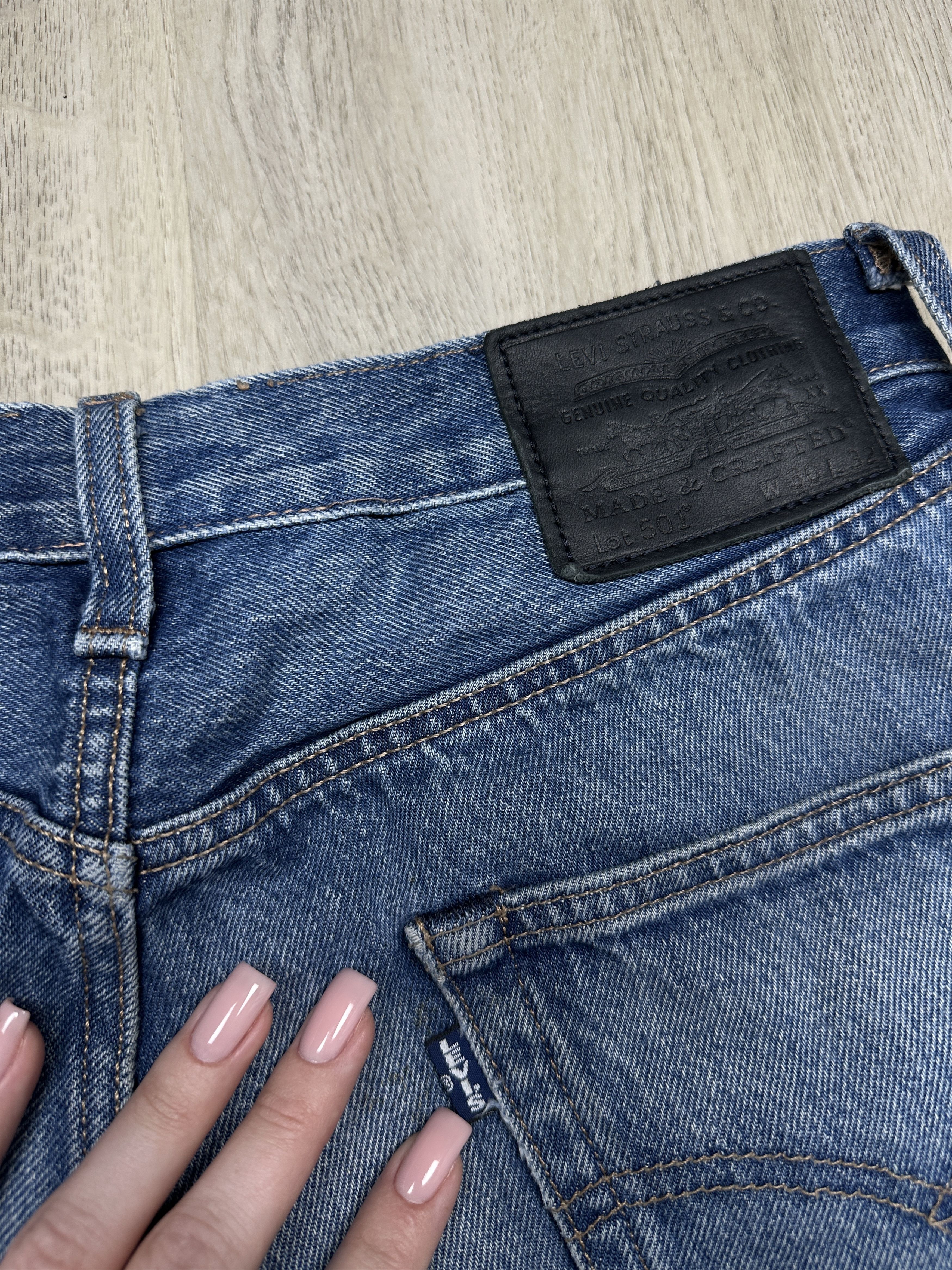Levi's Levi's 512 Made & Crafted Mens Salvage Denim Pants Jeans Size US 30 / EU 46 - 3 Thumbnail