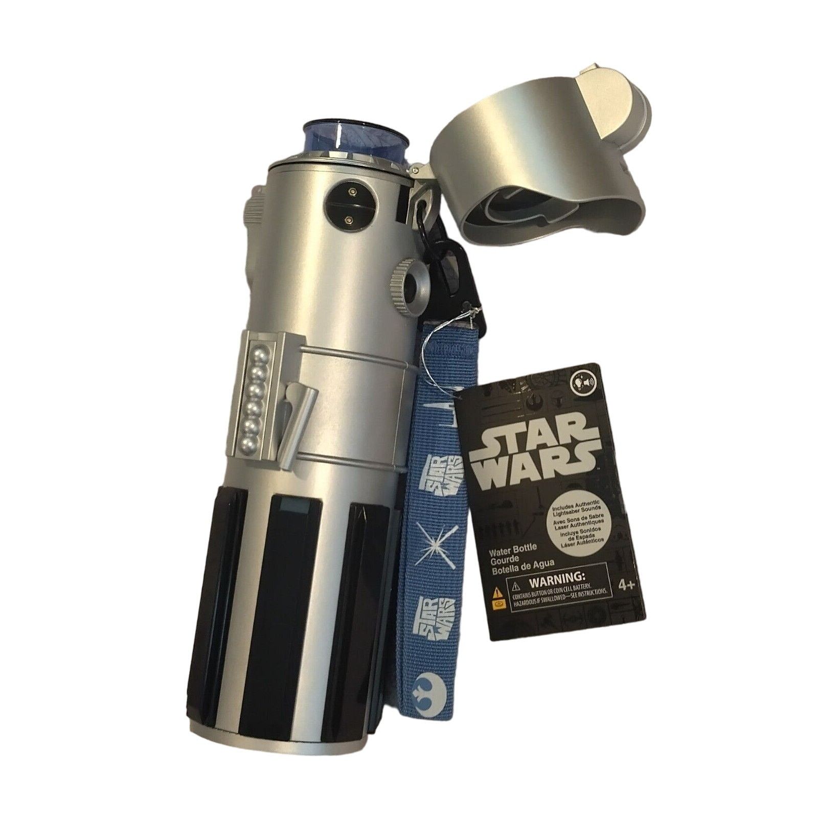 Disney NIB- Disney Star Wars LIGHTSABER Light-Up & Sound H2o Bottle Size ONE SIZE - 7 Thumbnail