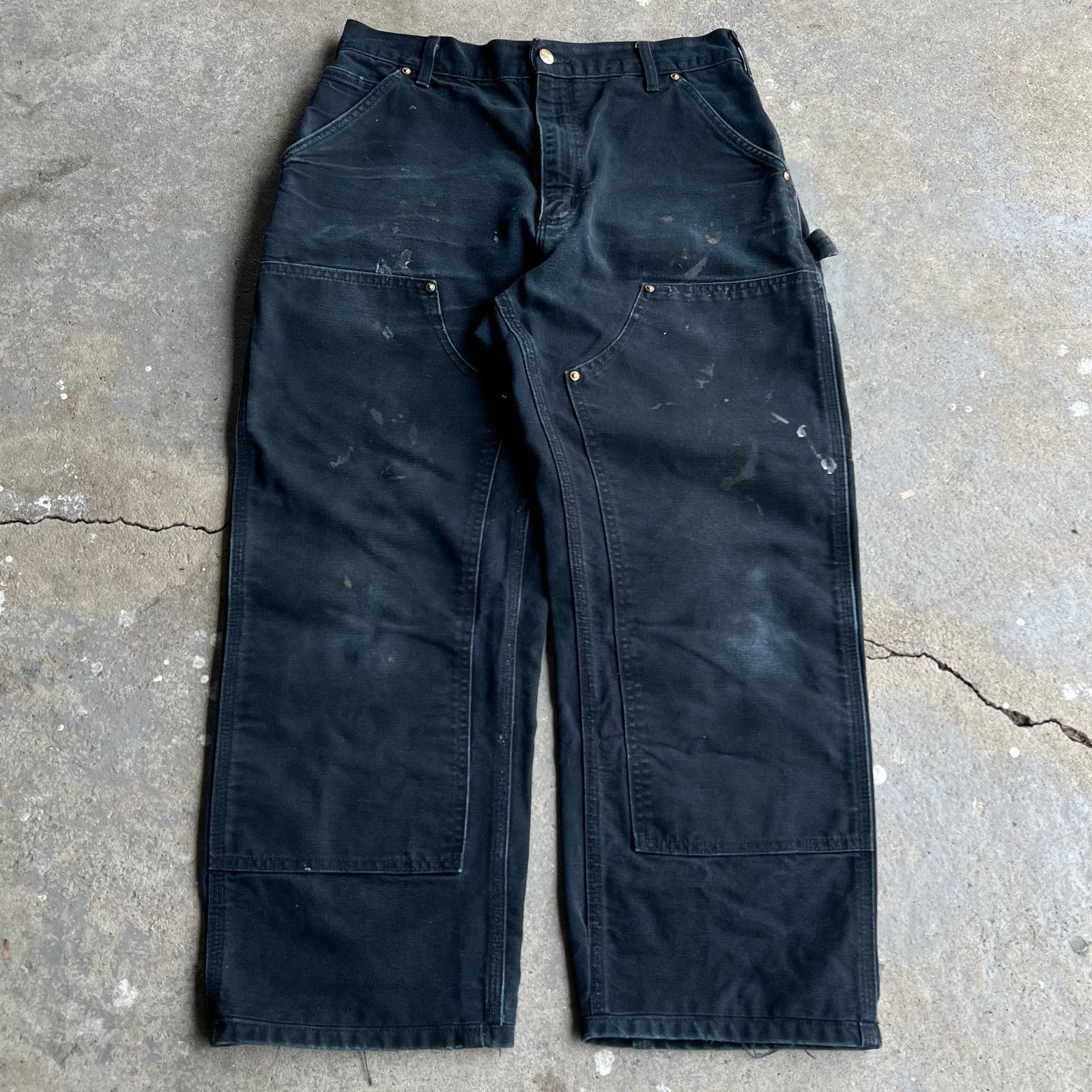 Faded Double Knee Pants | Grailed