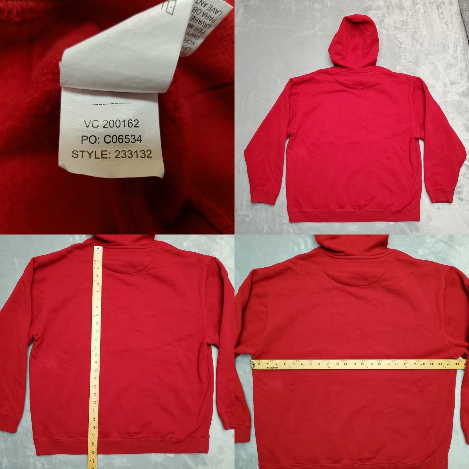 Ralph Lauren Chaps Ralph Lauren Hoodie Mens L Red Flag CRL Hooded Pullover Fleece Sweatshirt Size US L / EU 52-54 / 3 - 8 Thumbnail