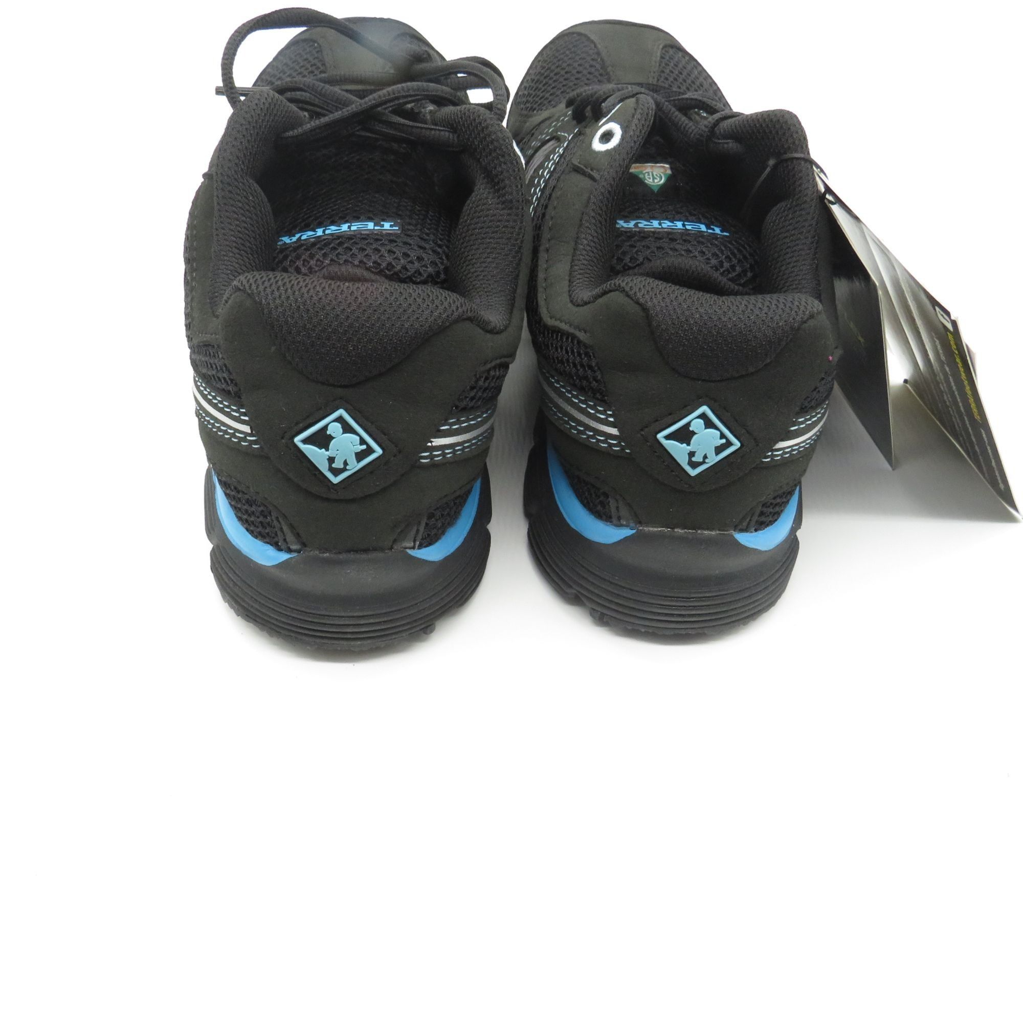 Other Terra Womens Black Blue Mesh Lace-Up Safety Shoes Slip-Resis Size US 8 / IT 38 - 5 Thumbnail