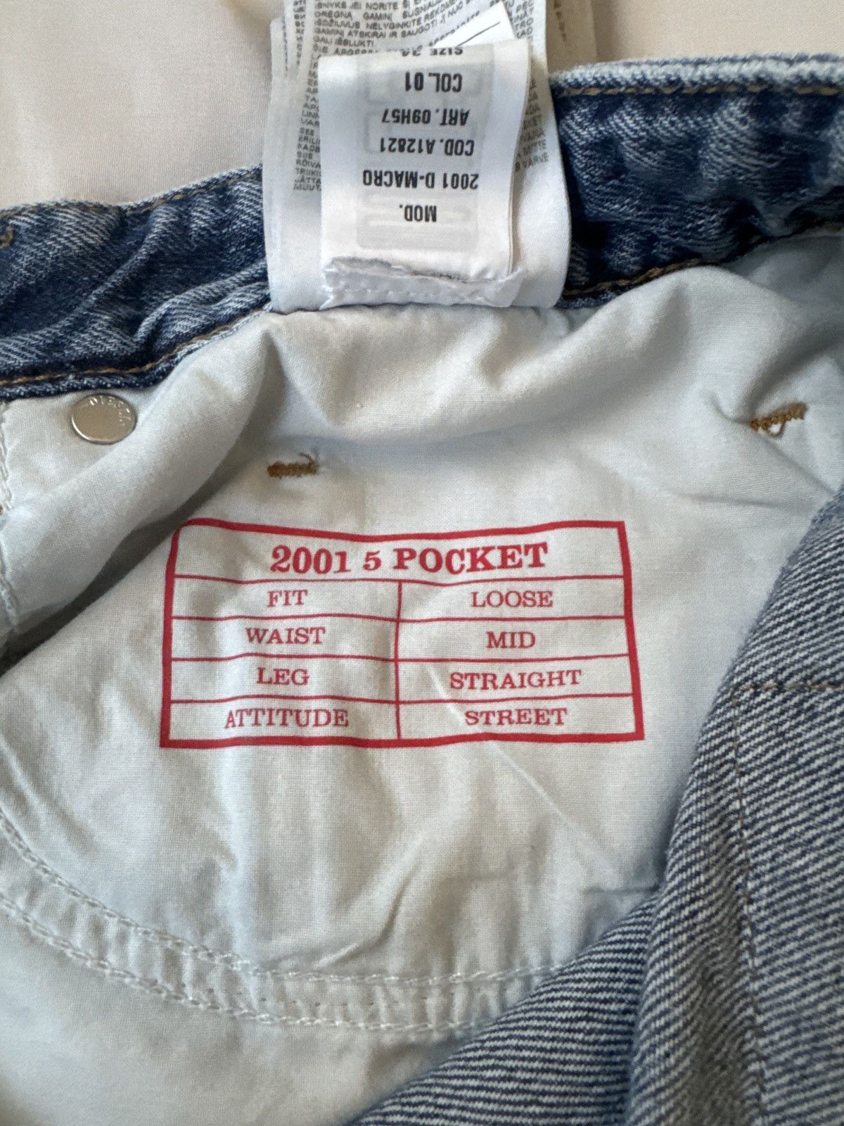 Diesel 2001 D-Macro Size US 34 / EU 50 - 8 Thumbnail
