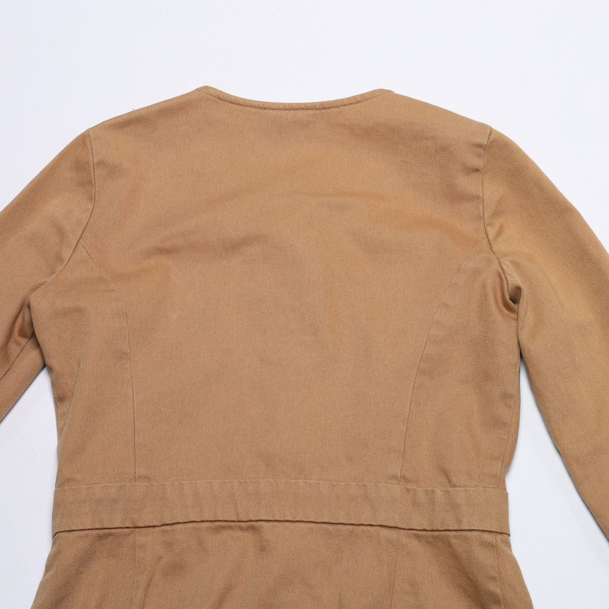A.P.C. APC Cotton Beige Mid Dress Buttons a.p.c. Size XS / US 0-2 / IT 36-38 - 13 Thumbnail