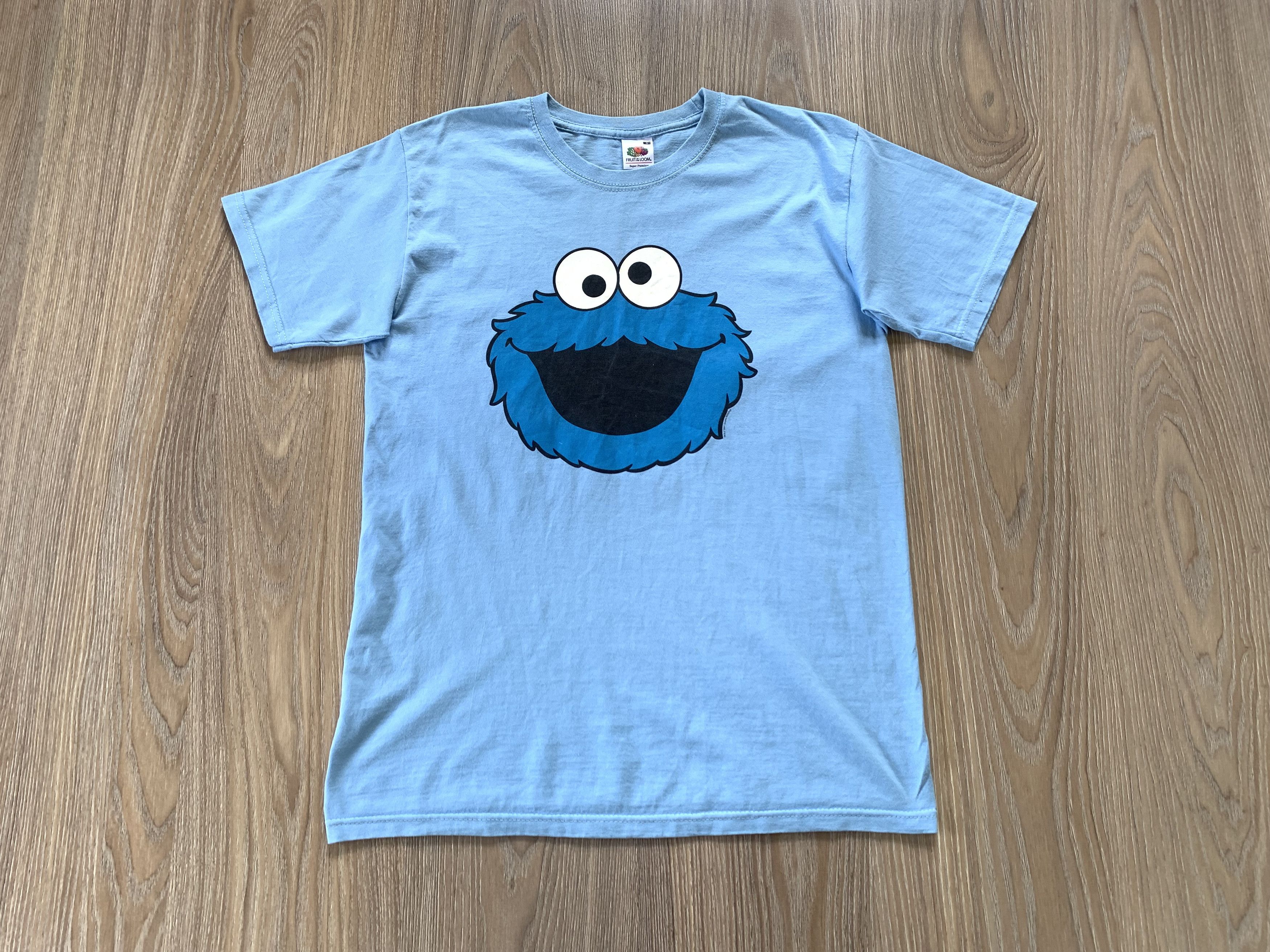 Cartoon Network × Fruit Of The Loom Sesame Street Cookie Monster T-Shirt Size US S / EU 44-46 / 1 - 2 Thumbnail