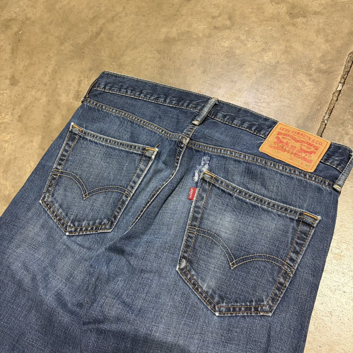 Levi's Vintage Levis 527 Low Rise Bootcut Denim Jeans Grunge Punk Size US 30 / EU 46 - 12 Thumbnail
