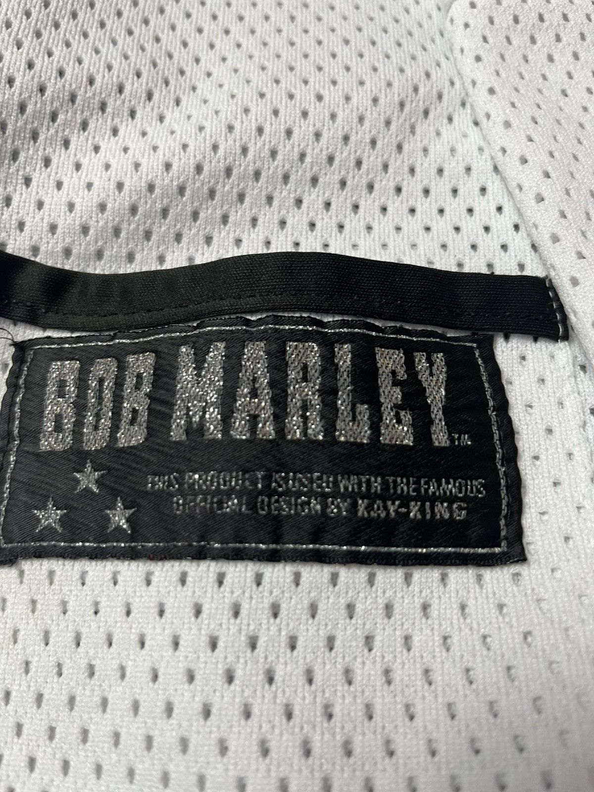 Bob Marley Vintage Bob Marley "Legend" All-Over Print Mesh Jersey Shirt Size US L / EU 52-54 / 3 - 6 Thumbnail