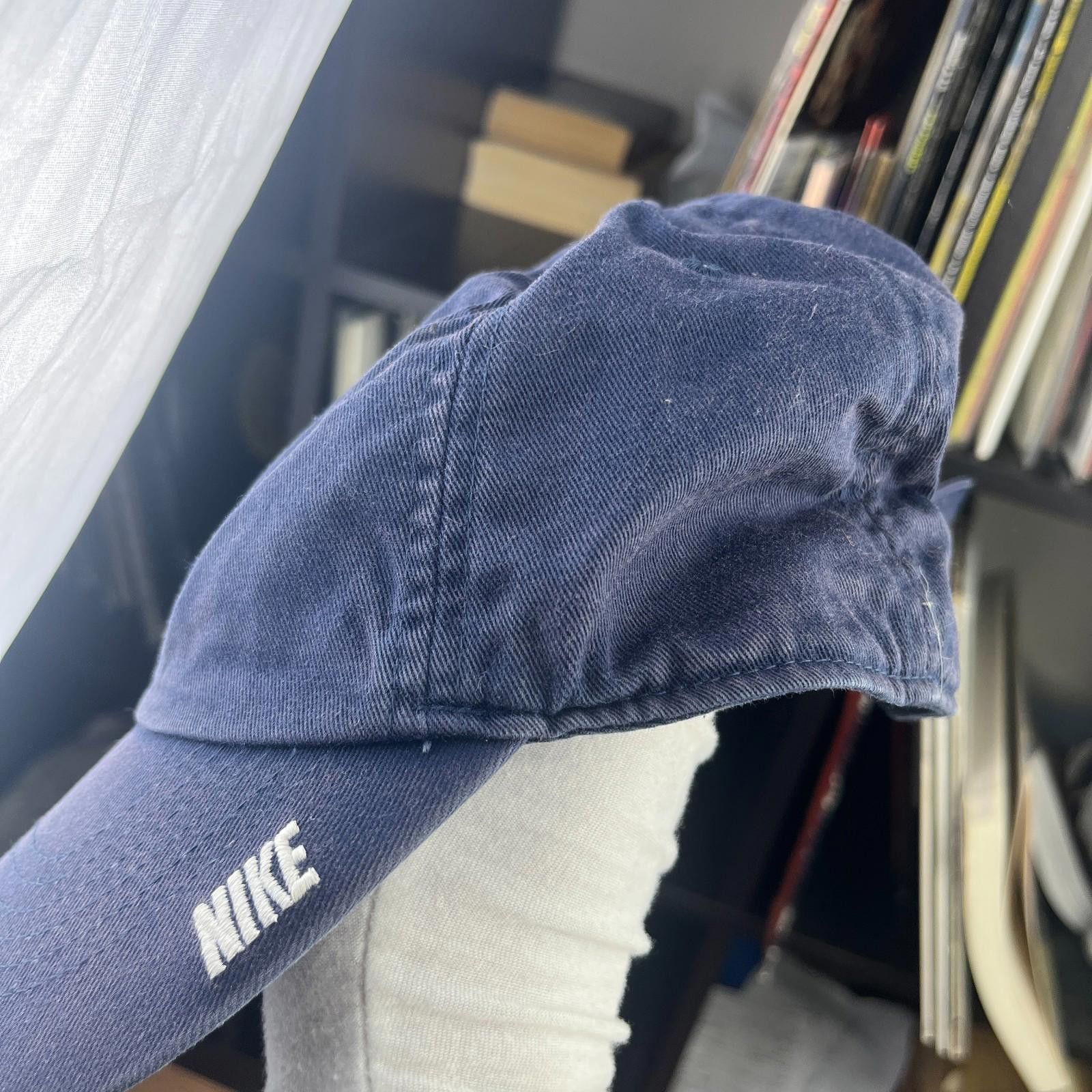 Nike Vintage Nike Sun Faded Swoosh Strapback Hat Y2K Size ONE SIZE - 3 Thumbnail