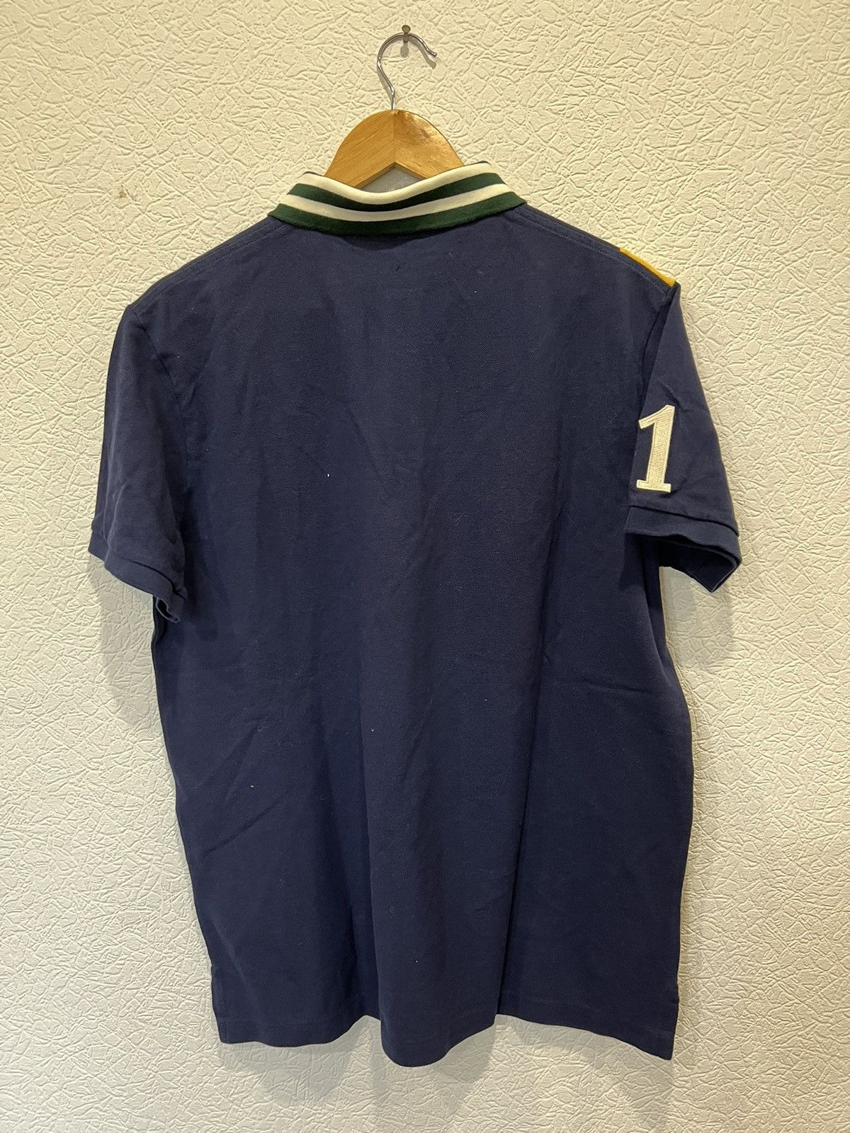 Vintage NWT Vintage Polo Ralph Lauren Blue Polo Shirt 90’s Size US L / EU 52-54 / 3 - 8 Thumbnail