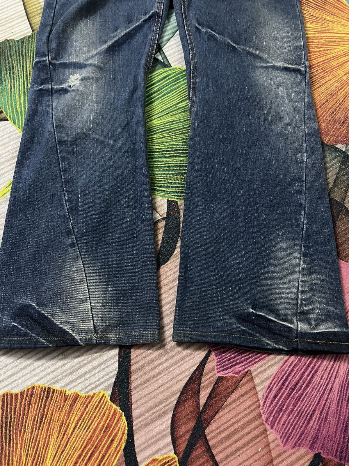 If Six Was Nine × Japanese Brand × Le Grande Bleu (L.G.B.) 💥FLARE 💥JEANS NYLAUS WASHED BOOTCUT 90’s STYLE Size US 29 - 4 Thumbnail
