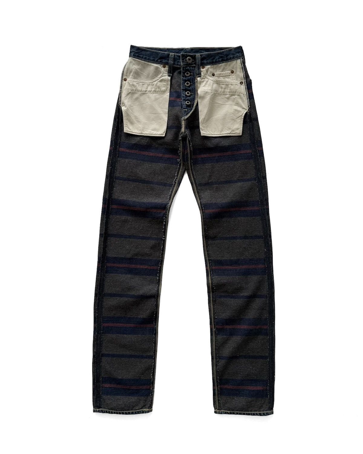 Kapital KAPITAL REVERSE DENIM JEANS Size US 28 / EU 44 - 4 Thumbnail