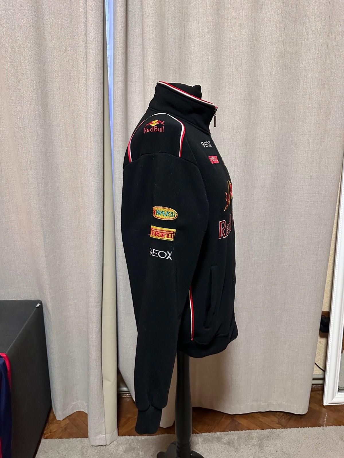 Red Bull VINTAGE RED BULL INFINITI BOMBER JACKET BLACK RACING MEN'S Size US XL / EU 56 / 4 - 4 Thumbnail
