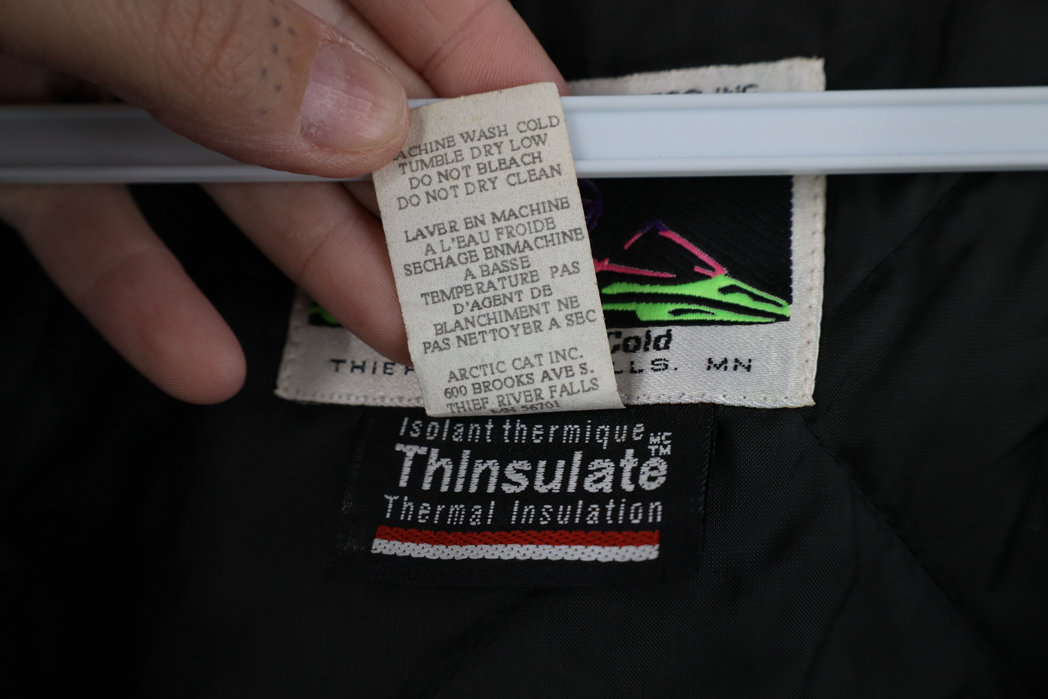 Vintage Vintage 90s Arctic Cat Team Arctic Racing Bomber Jacket USA Size US XL / EU 56 / 4 - 11 Thumbnail