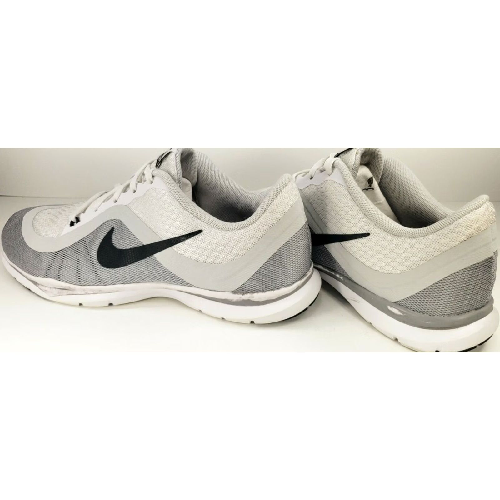 Nike Nike Training Flex TR 6 Womens Athletic Shoe Size 10M White Gray Black Size US 12 / IT 42 - 3 Thumbnail