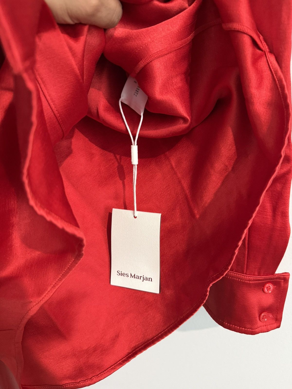 Sies Marjan Red Satin Shirt Size US S / EU 44-46 / 1 - 3 Thumbnail