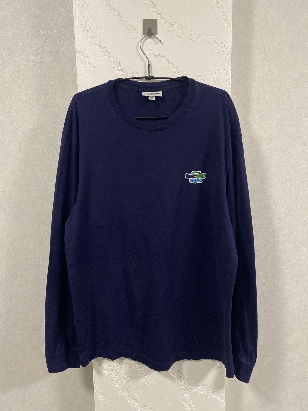 Lacoste Lacoste Triple Logo Long Sleeve Relaxed Fit Size: US L FR 5 Size US L / EU 52-54 / 3 - 1 Thumbnail