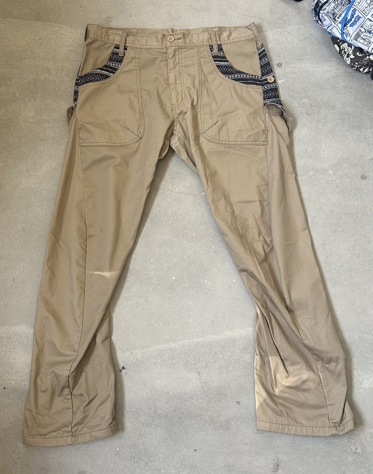 Japanese Brand DOUBLE BACK POCKET CASUAL PANT Size US 36 / EU 52 - 2 Thumbnail