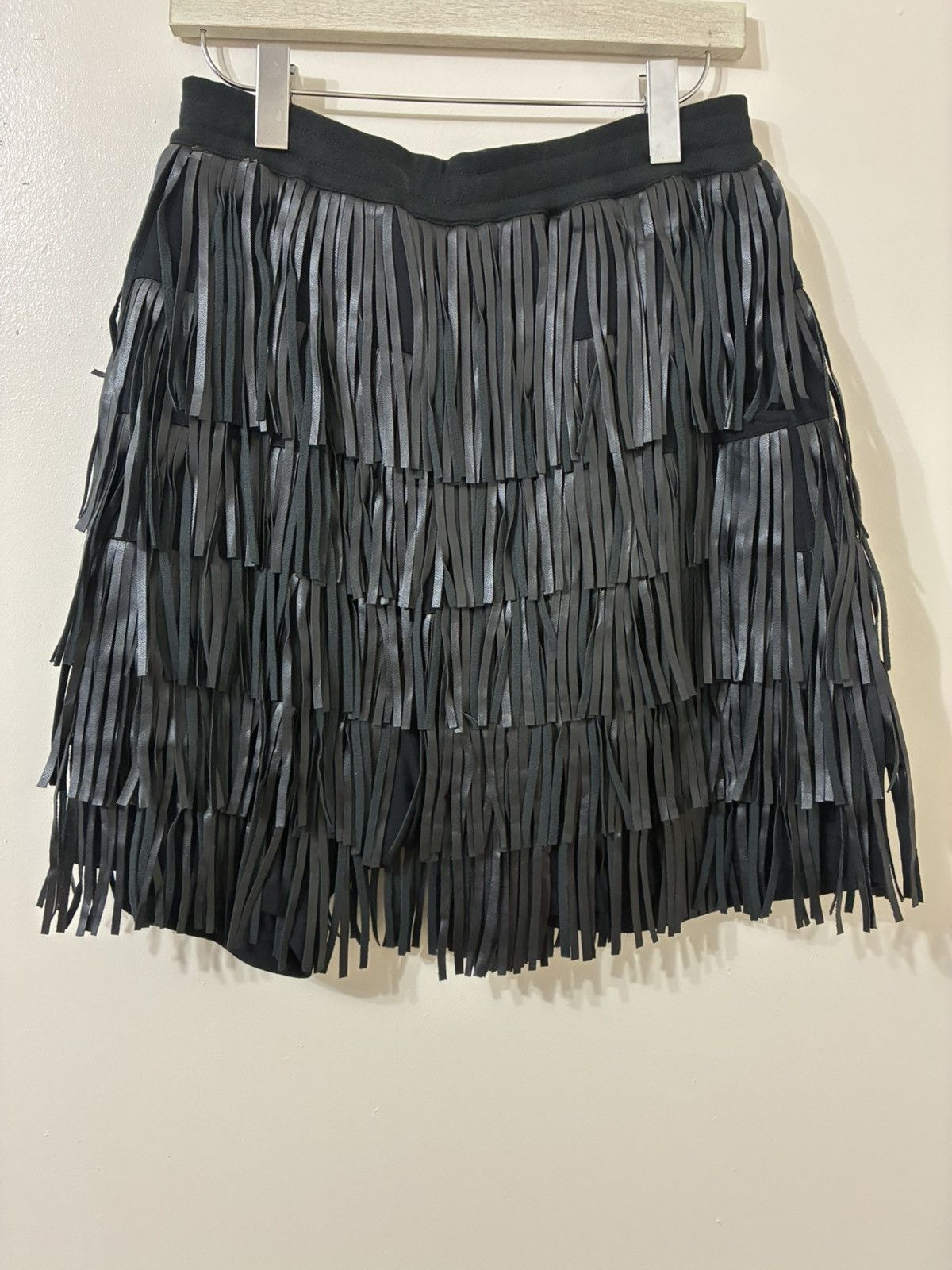 KTZ Black Fringe Shorts Size US 32 / EU 48 - 3 Thumbnail