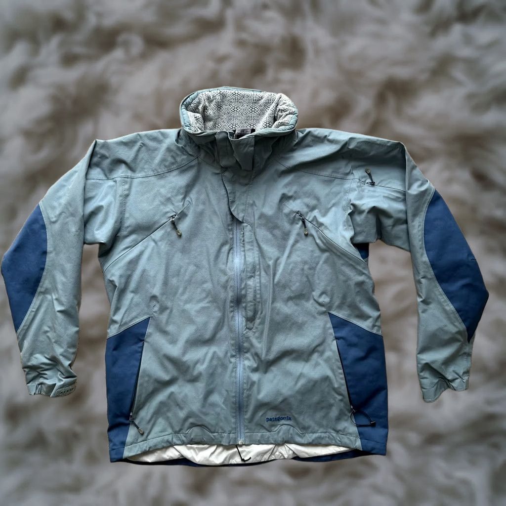 Patagonia Patagonia Jacket Mens Large Full Zip Blue Ski Snowboard Mock Neck *Stains* Size US L / EU 52-54 / 3 - 1 Thumbnail