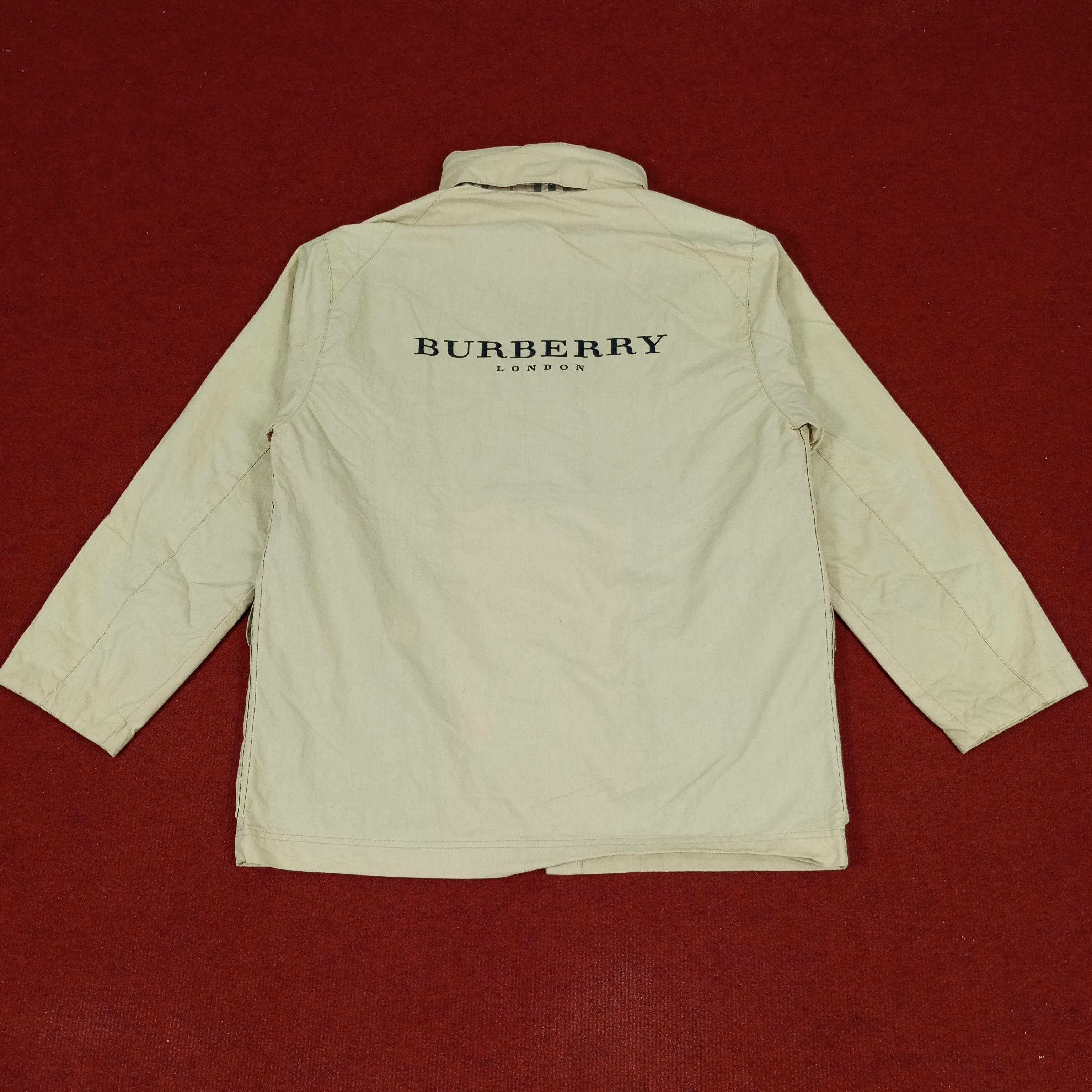Burberry London Luxury Brand Fashion Style Custom Art Jacket