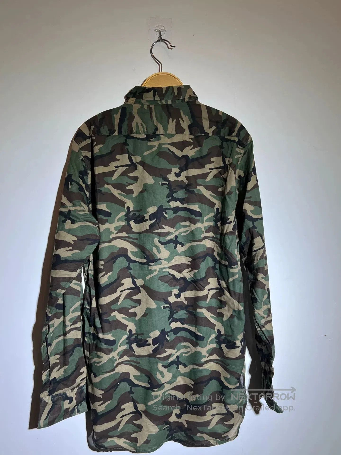 Saint Laurent Paris Saint Laurent Camouflage Shirt for Men and Women. Size US M / EU 48-50 / 2 - 2 Thumbnail